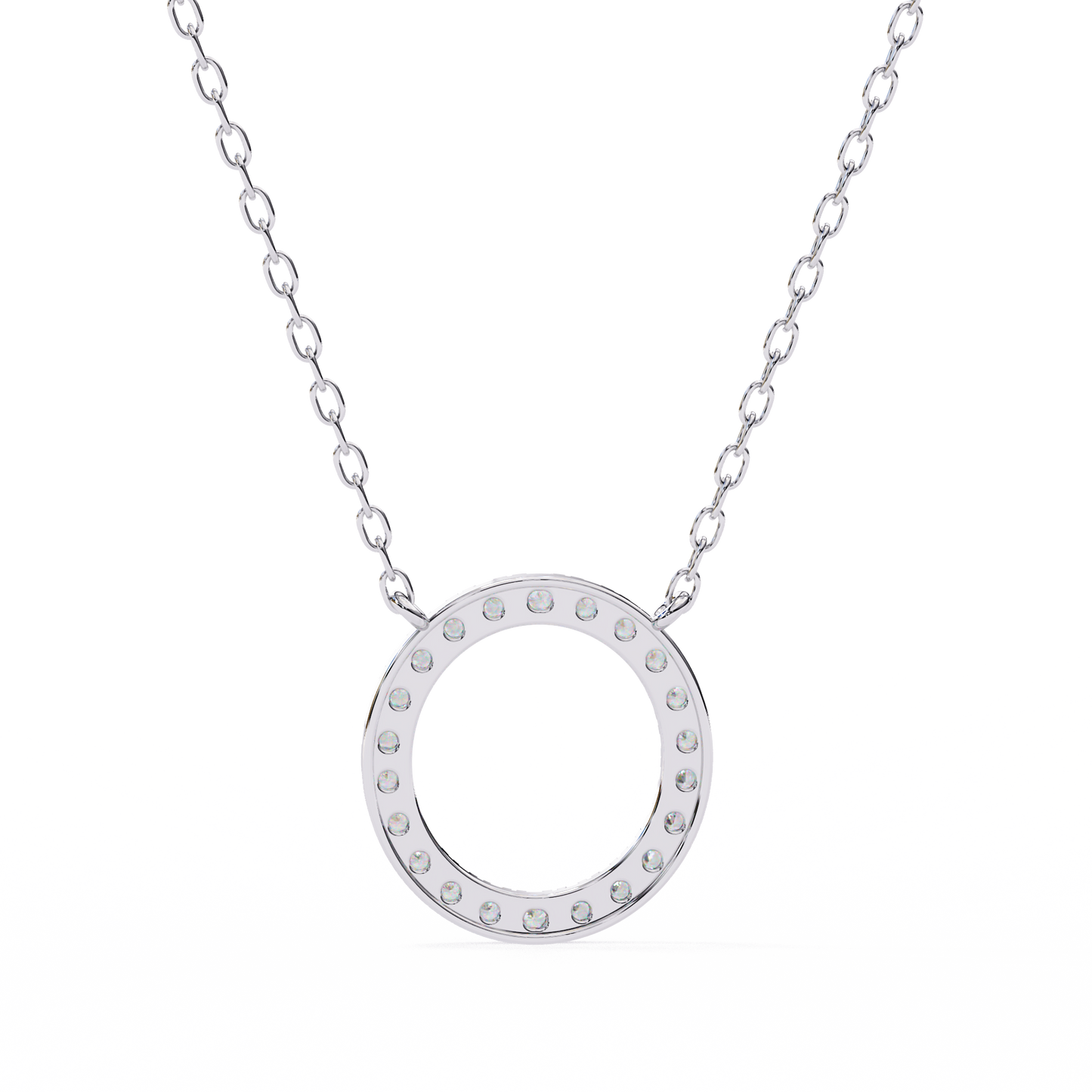 Eternal Circle Diamond Pendant