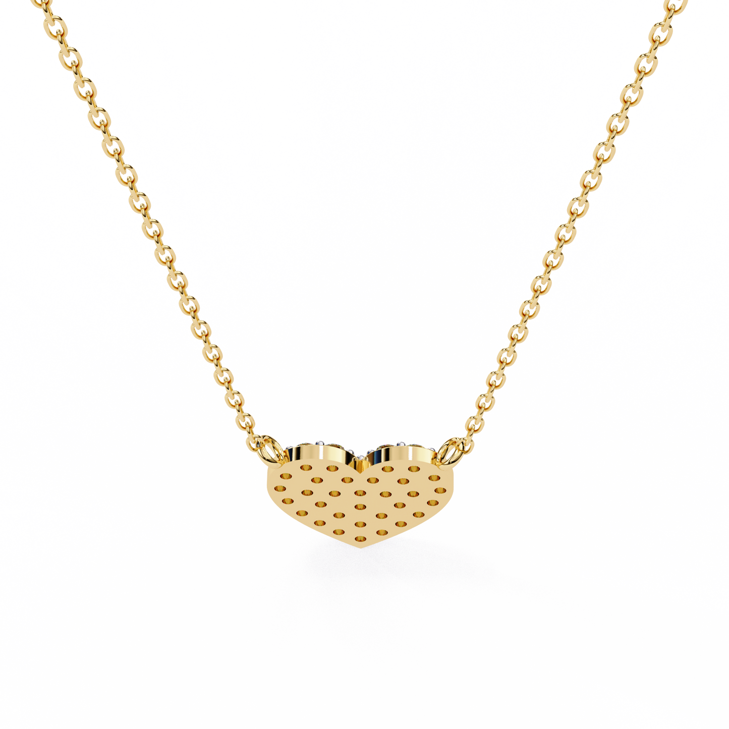 Cluster Art In Heart Shape Pendant