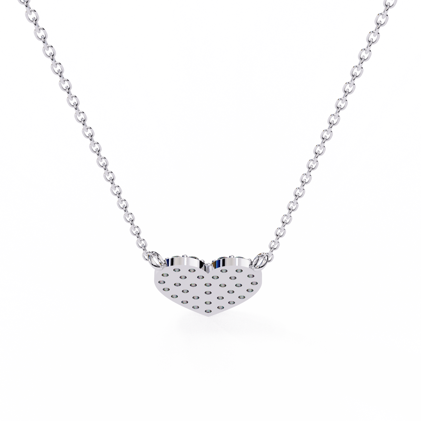 Cluster Art In Heart Shape Pendant