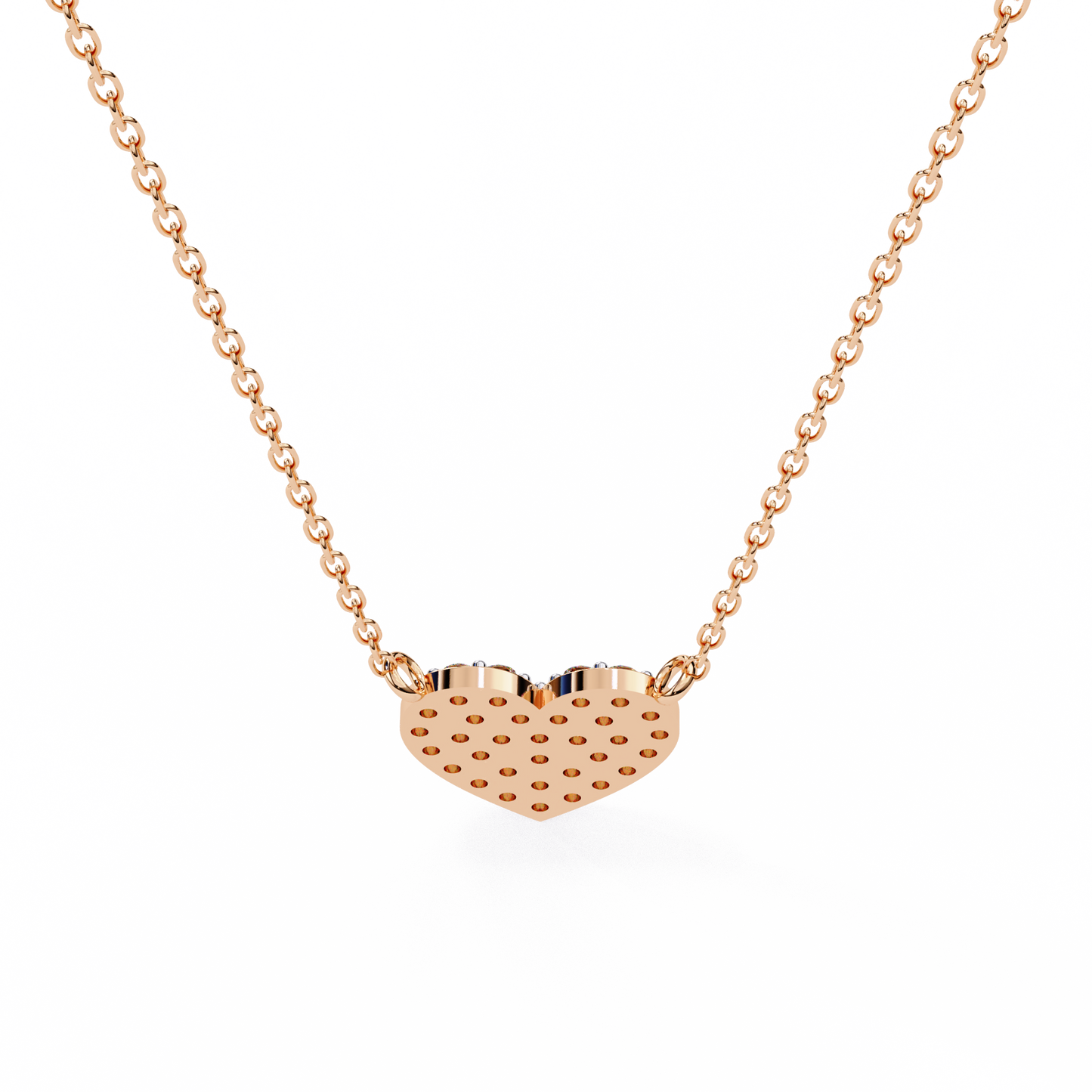 Cluster Art In Heart Shape Pendant