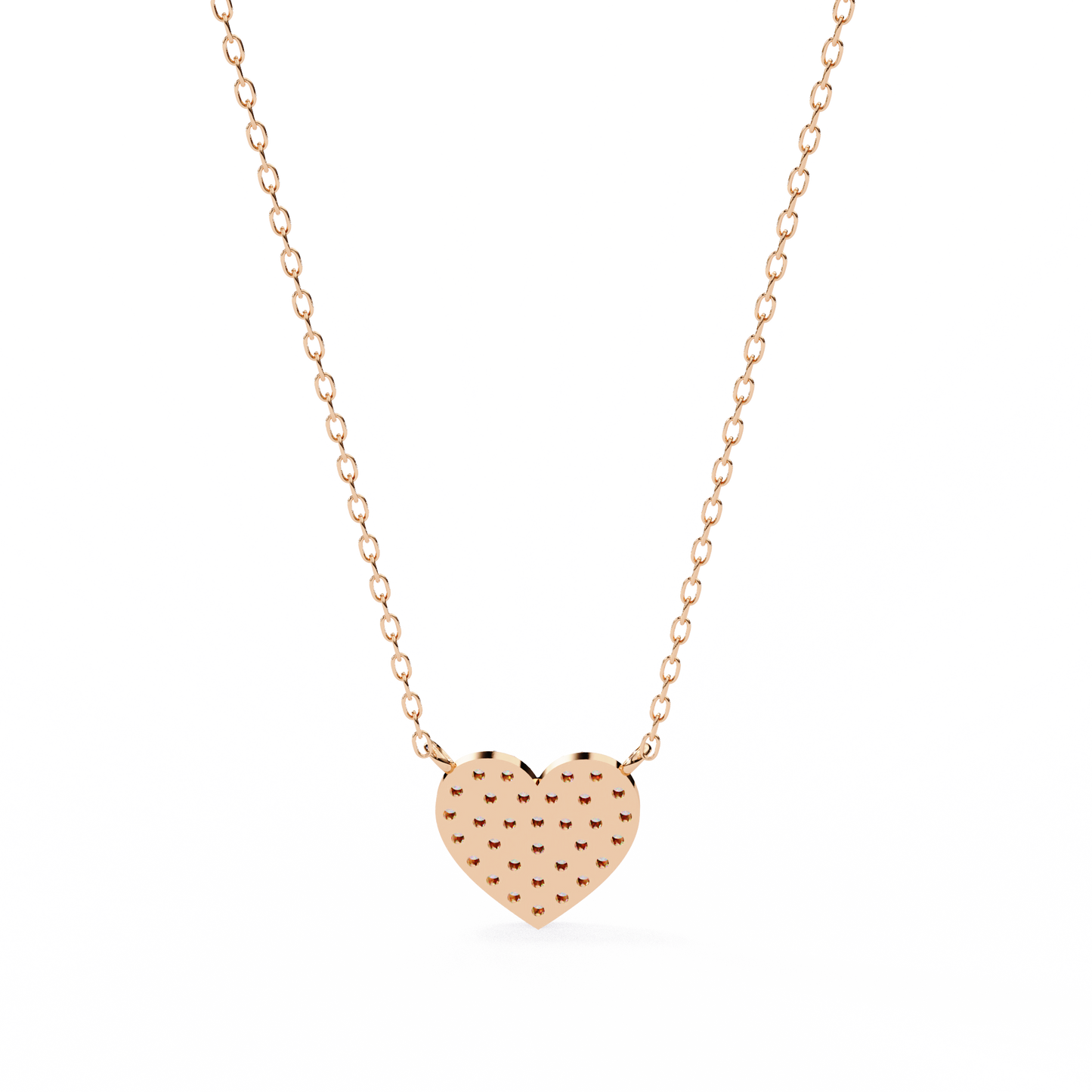 Cluster Art In Heart Shape Pendant