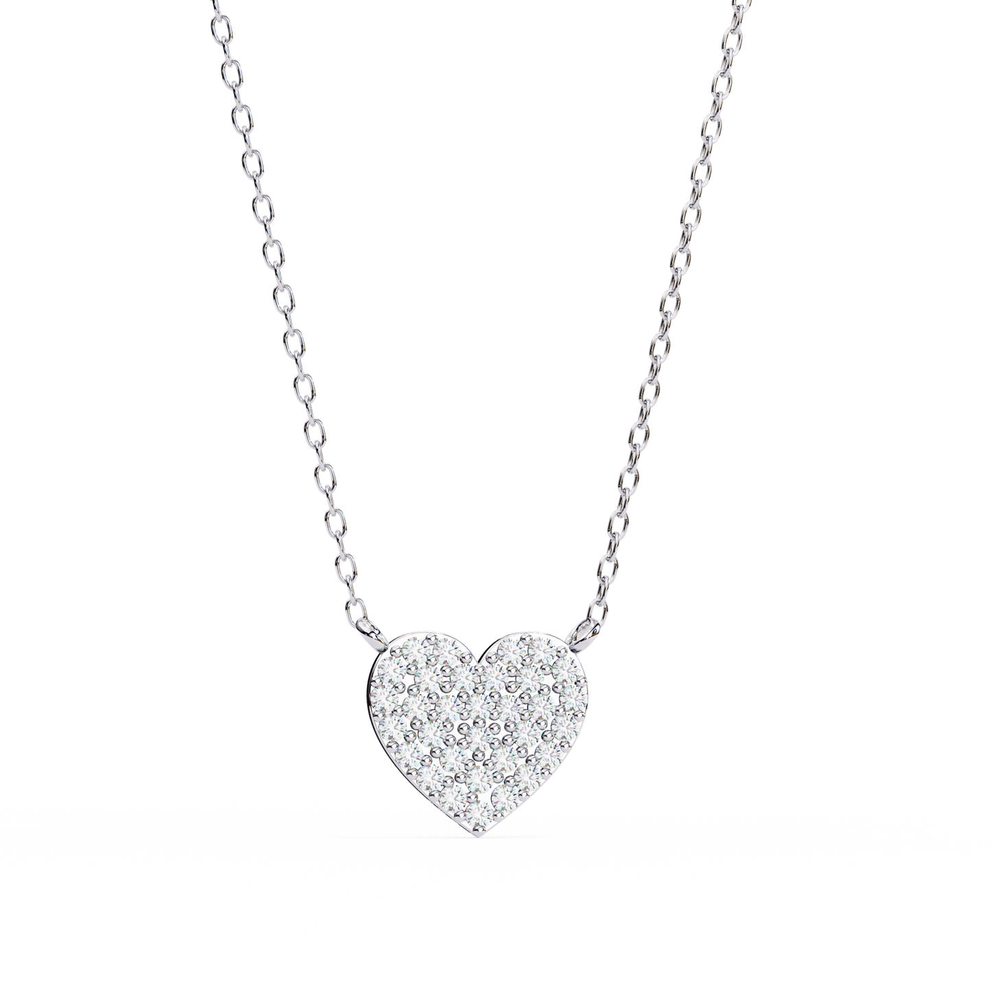 Cluster Art In Heart Shape Pendant
