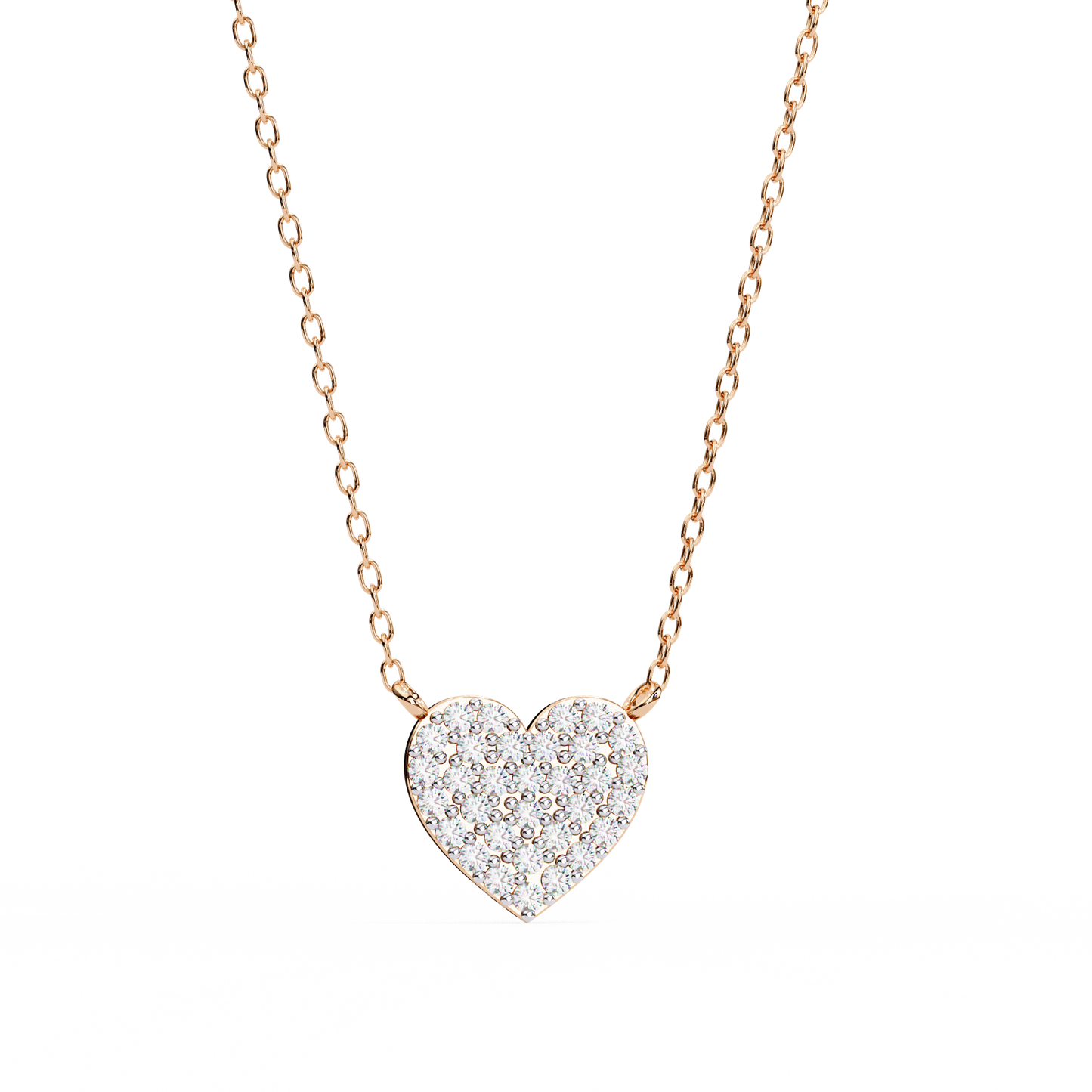 Cluster Art In Heart Shape Pendant