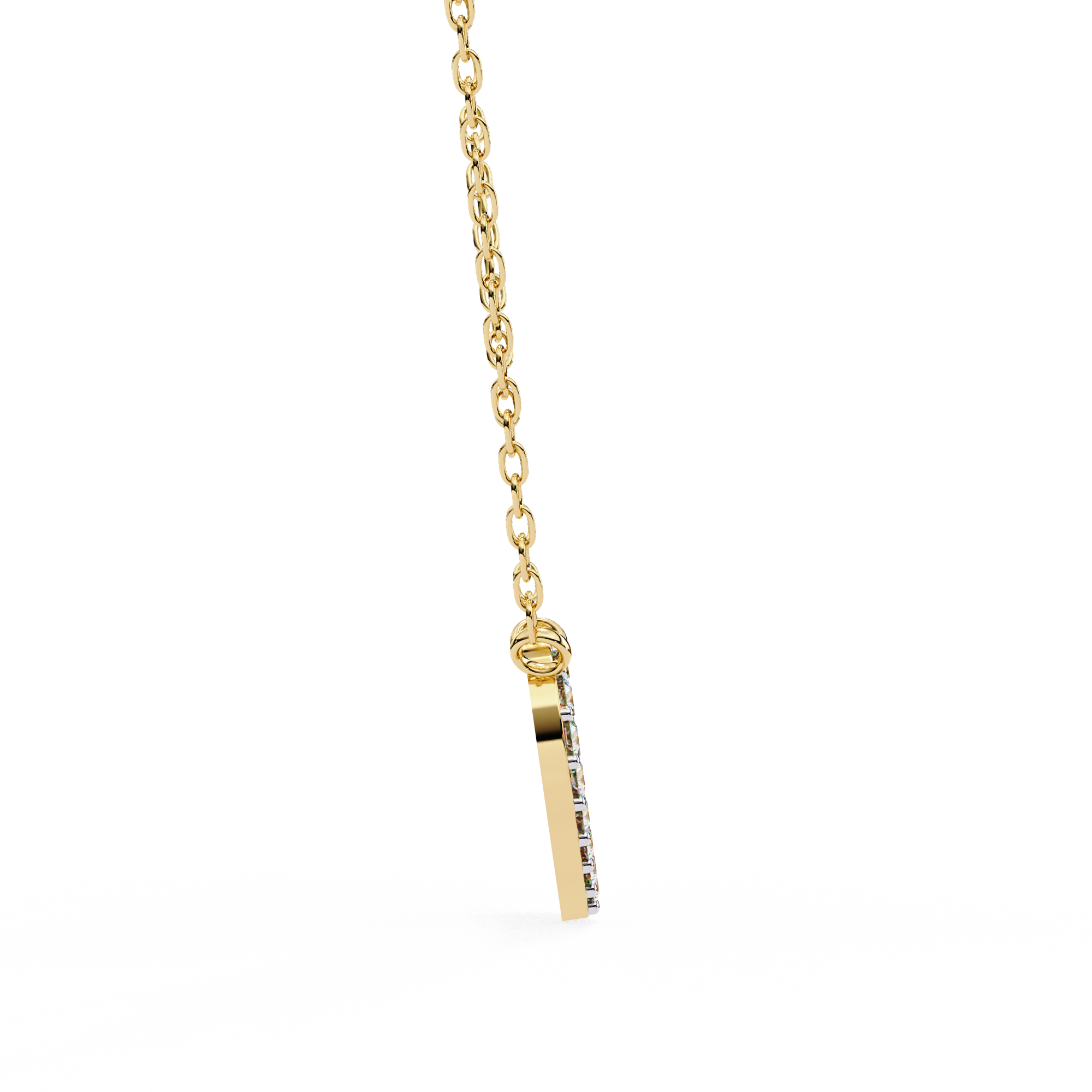 Cluster Art In Heart Shape Pendant