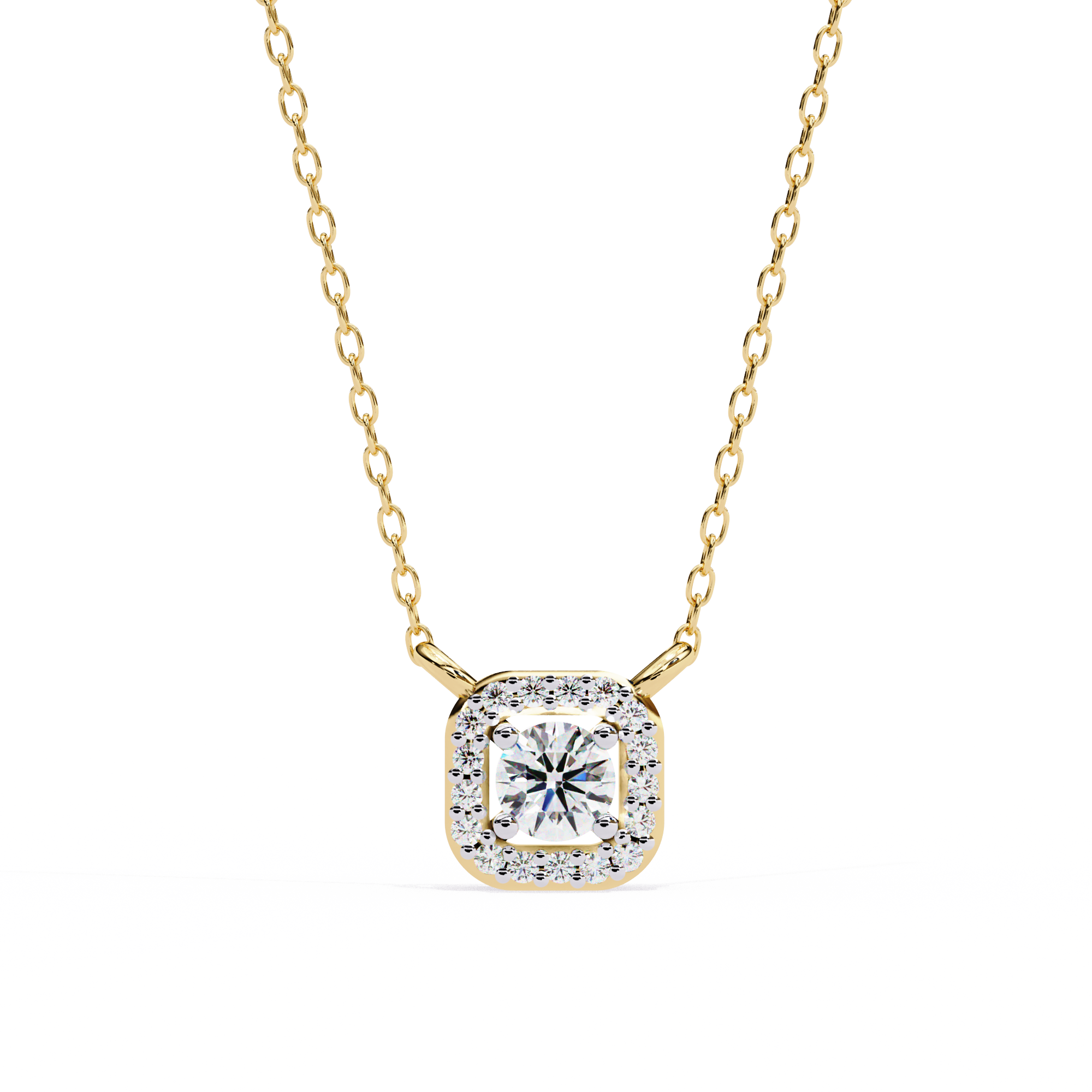 Modern Halo Pendant
