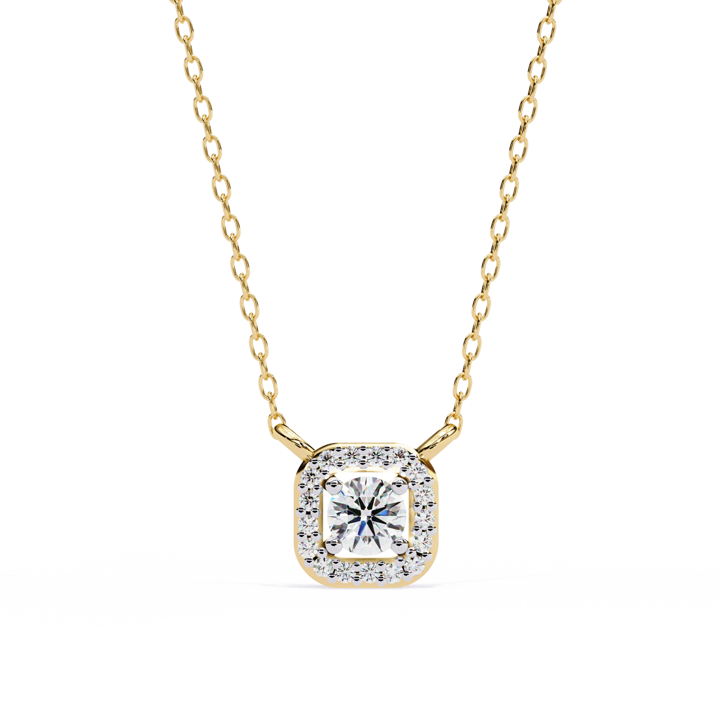 Modern Halo Pendant