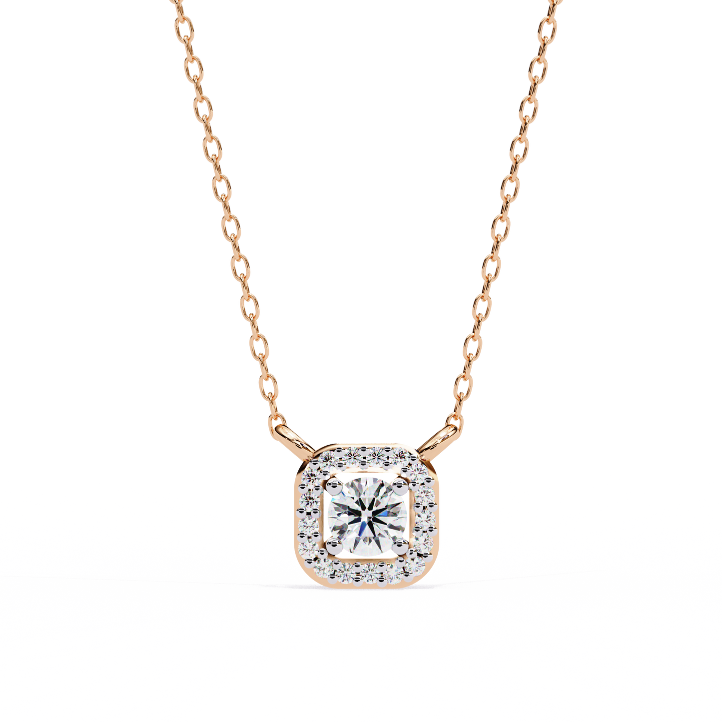 Modern Halo Pendant