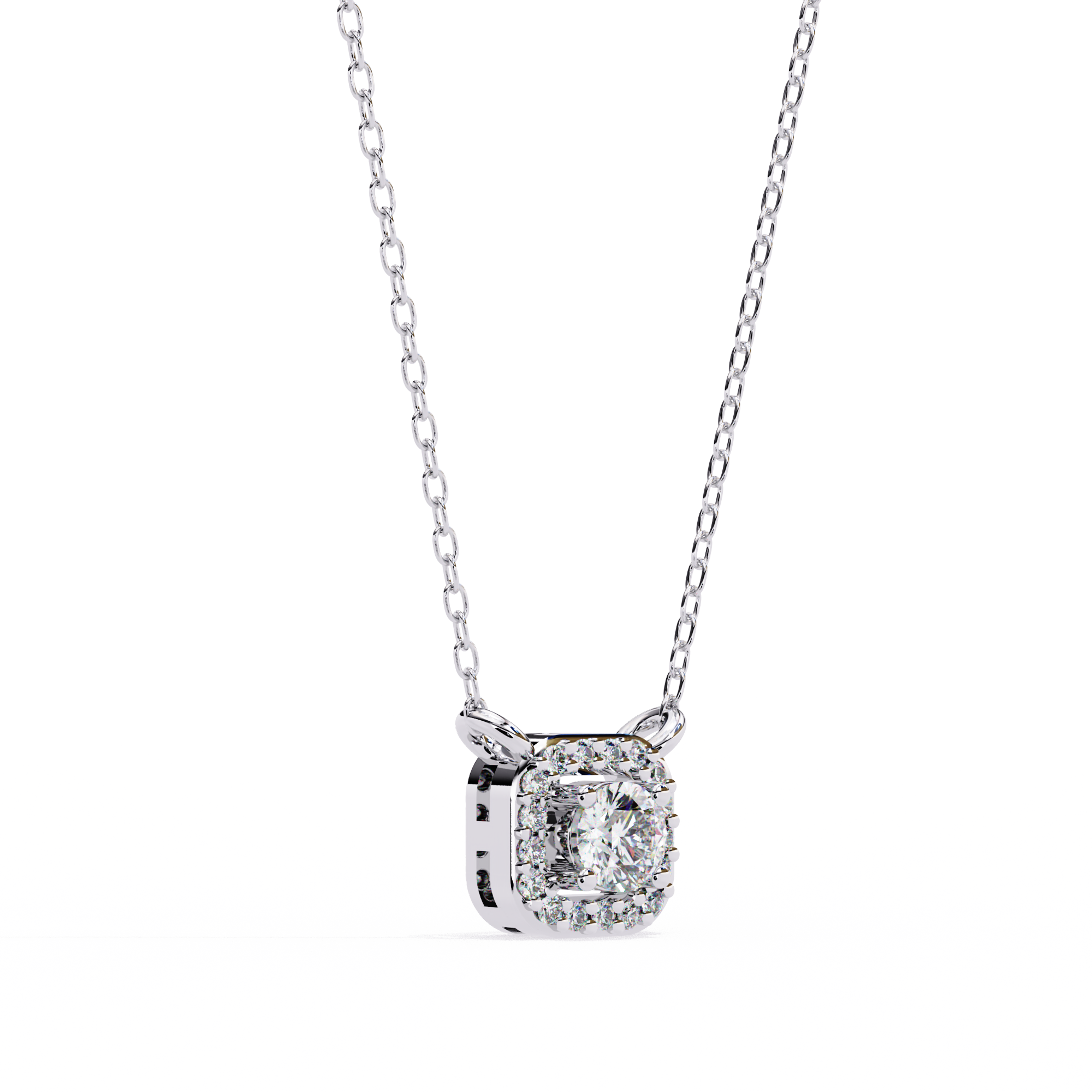 Modern Halo Pendant