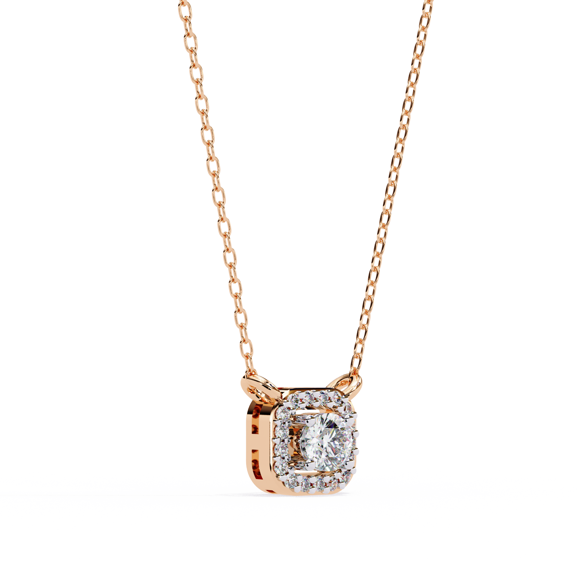Modern Halo Pendant