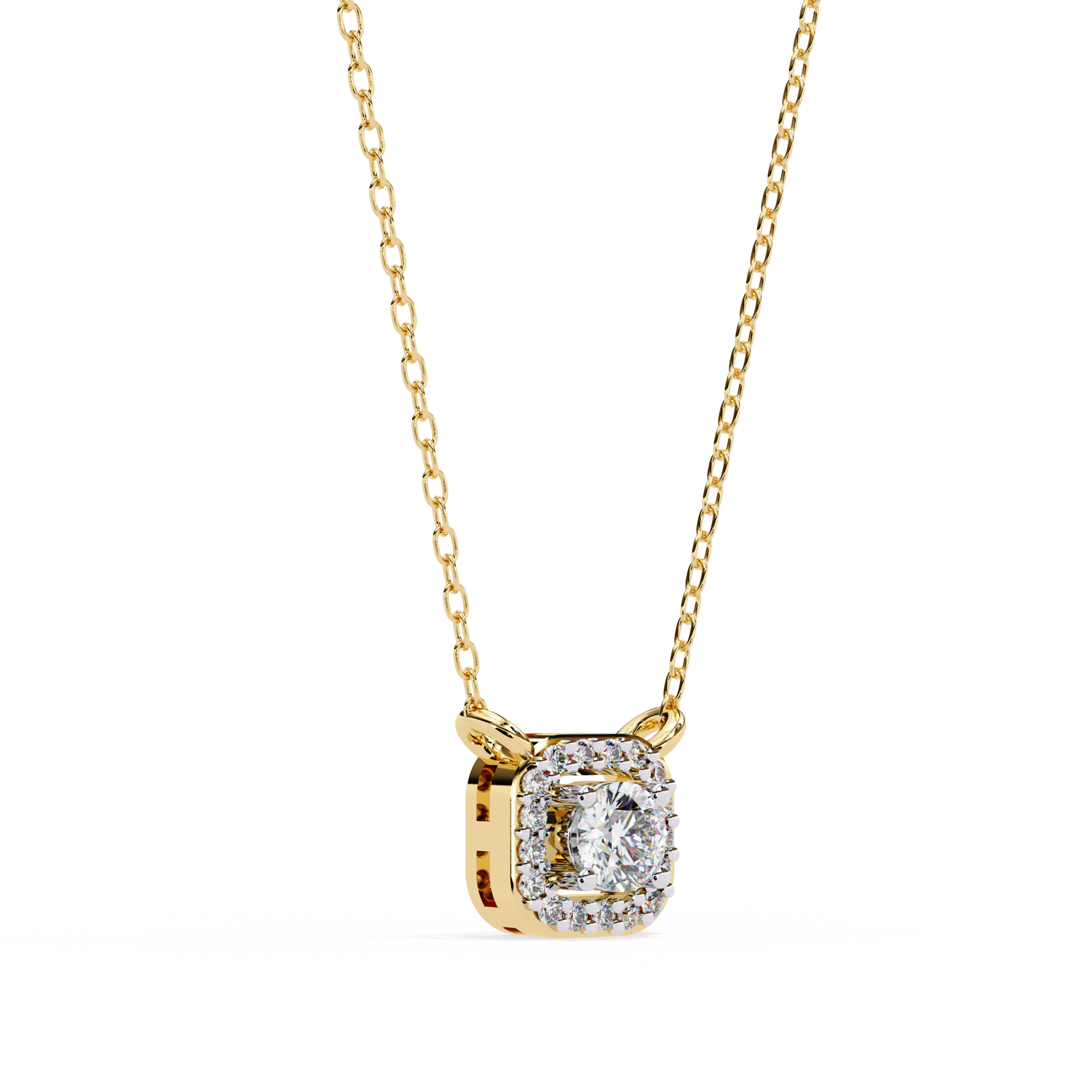 Modern Halo Pendant