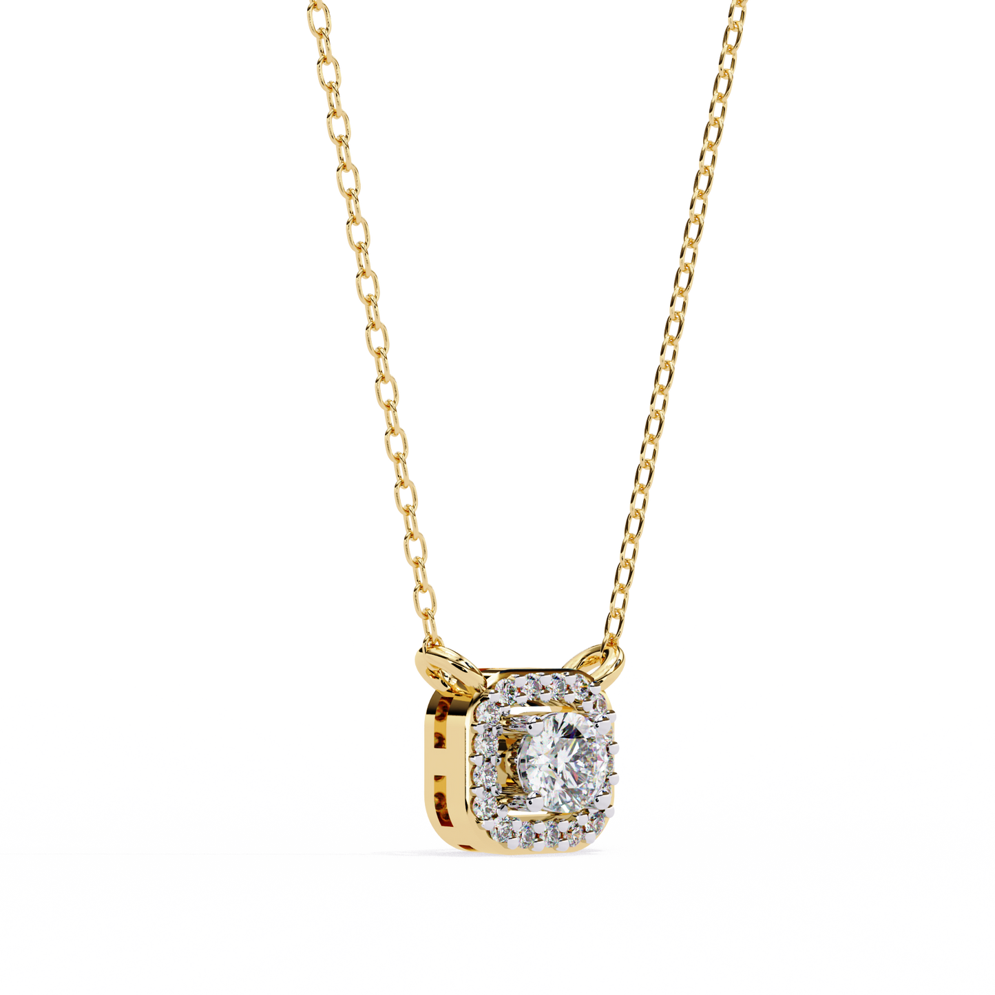 Modern Halo Pendant