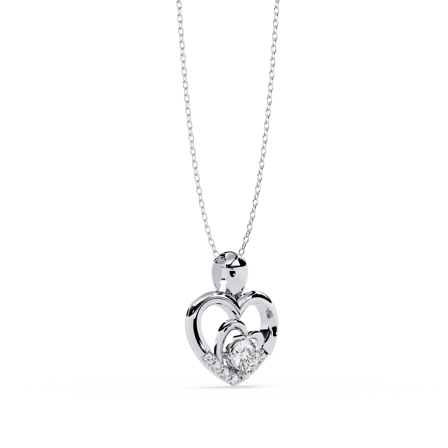 Love Diamond Pendants