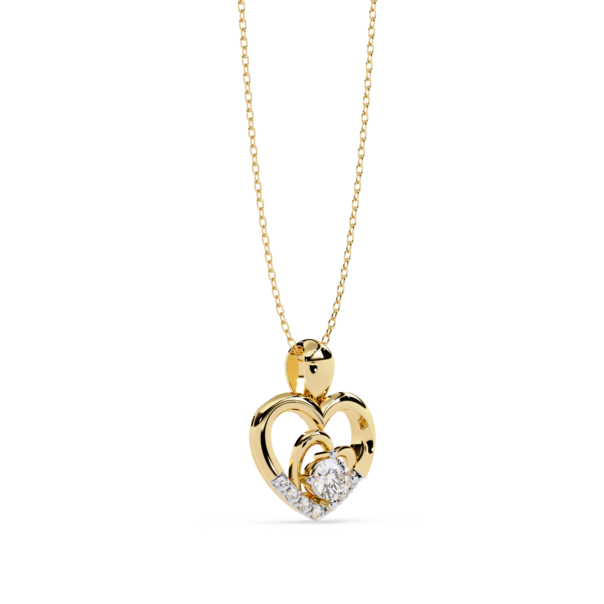 Love Diamond Pendants