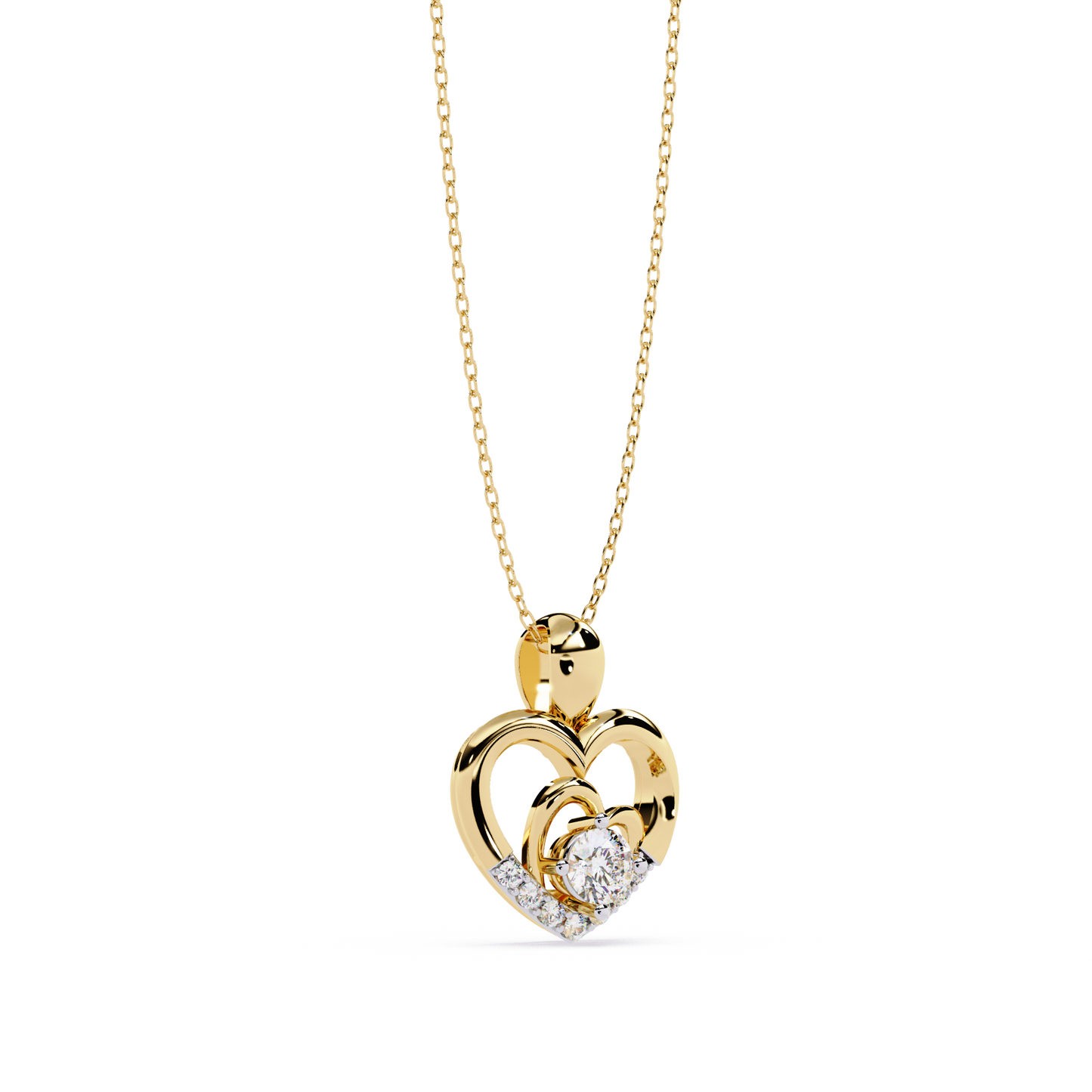 Love Diamond Pendants