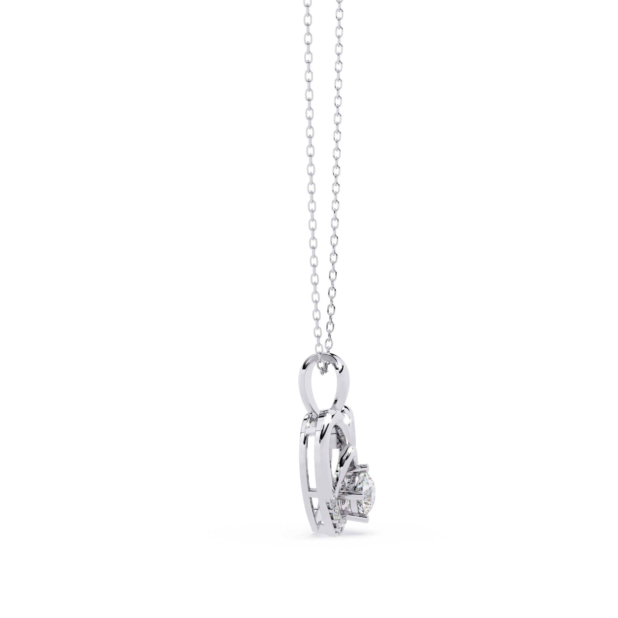 Love Diamond Pendants