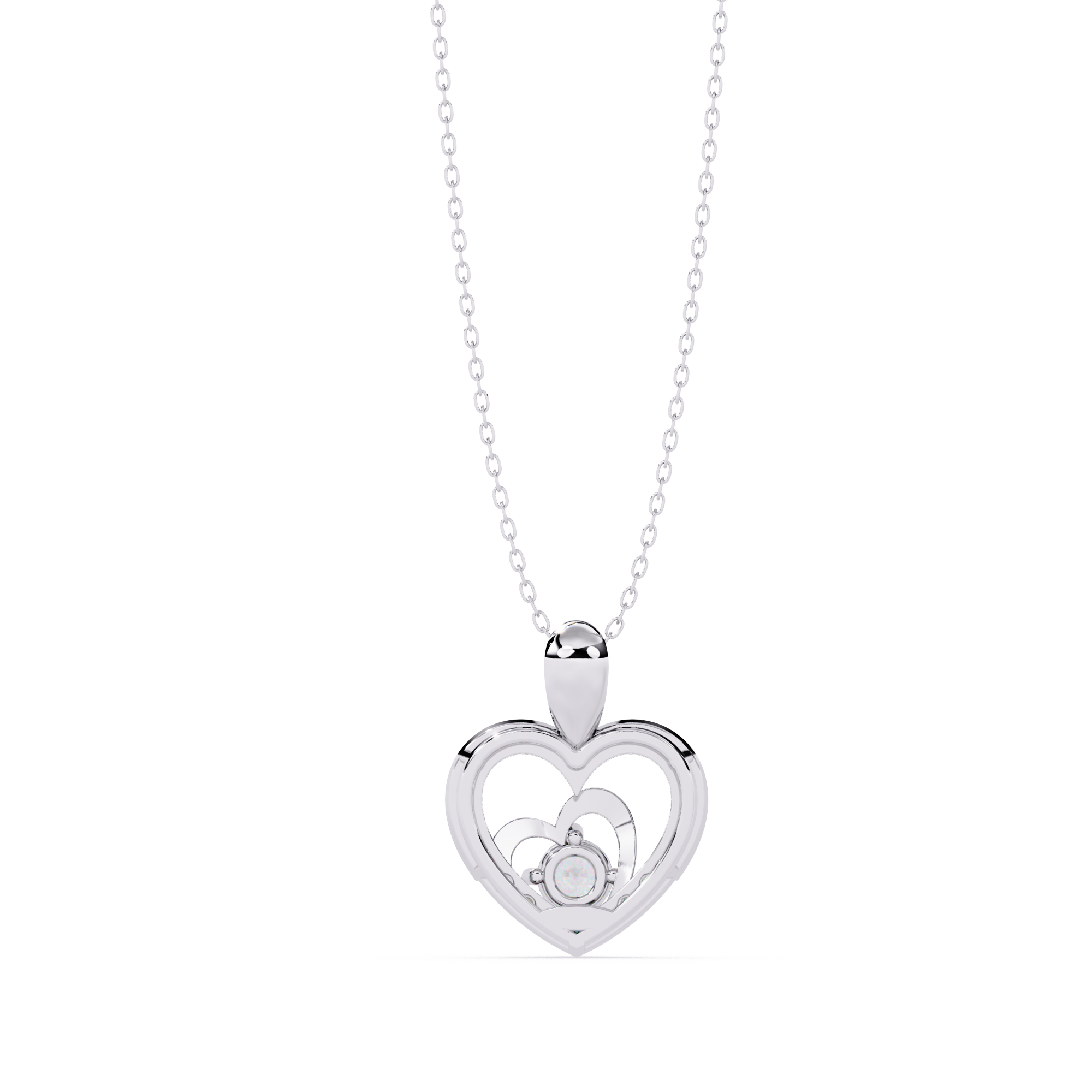 Love Diamond Pendants