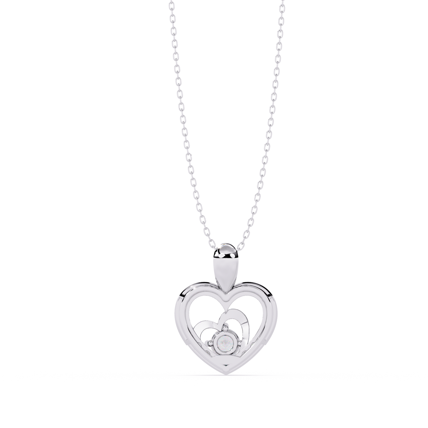 Love Diamond Pendants