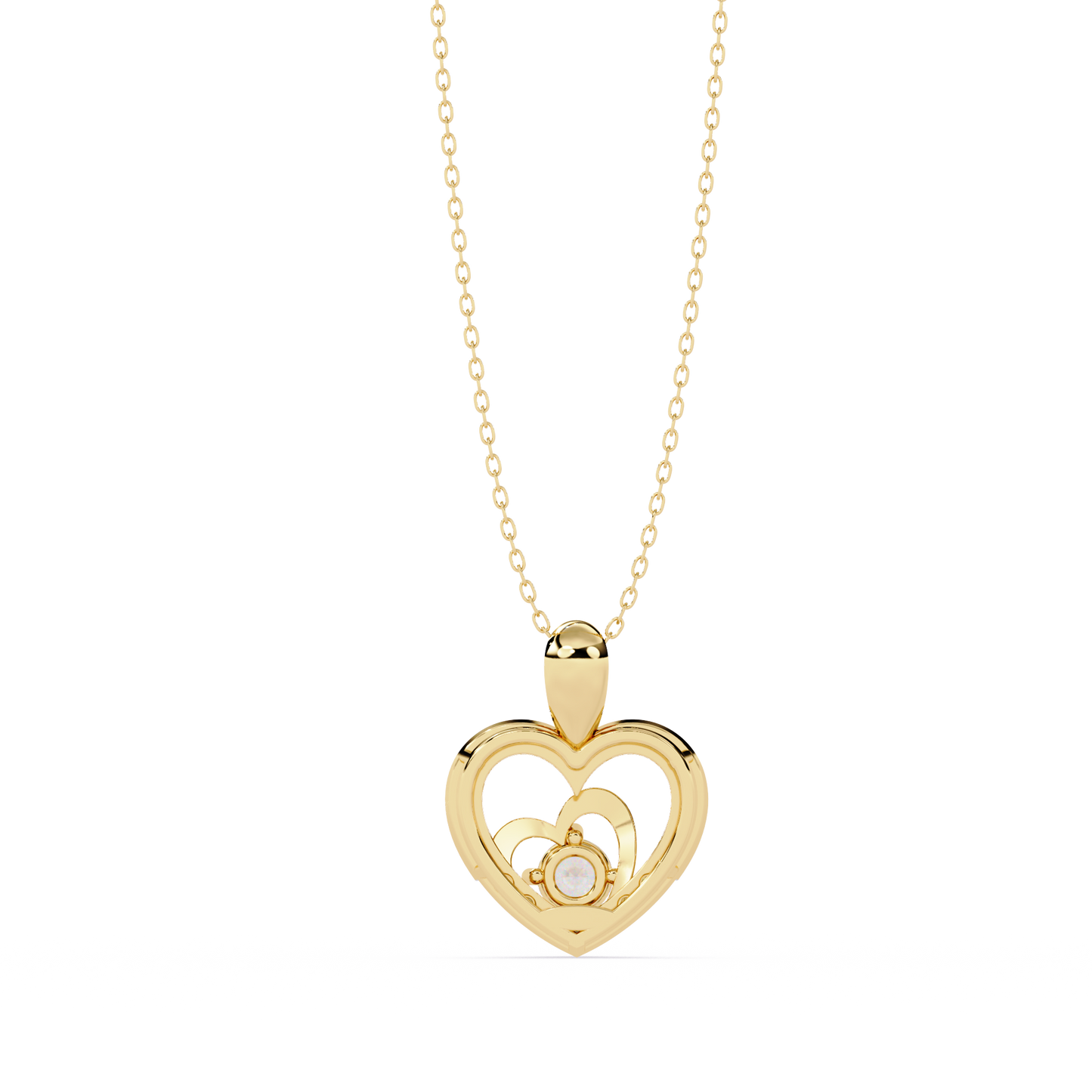 Love Diamond Pendants