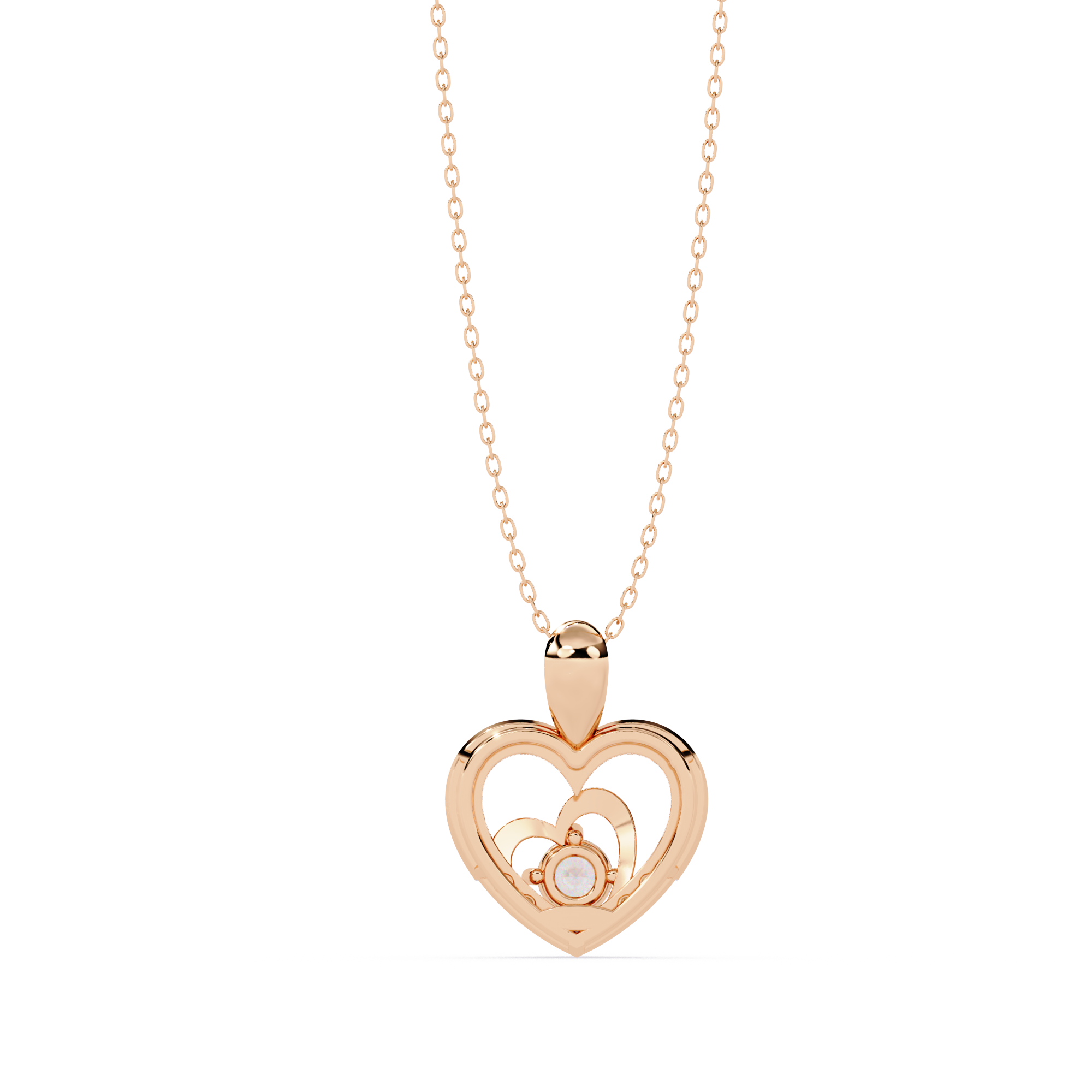 Love Diamond Pendants
