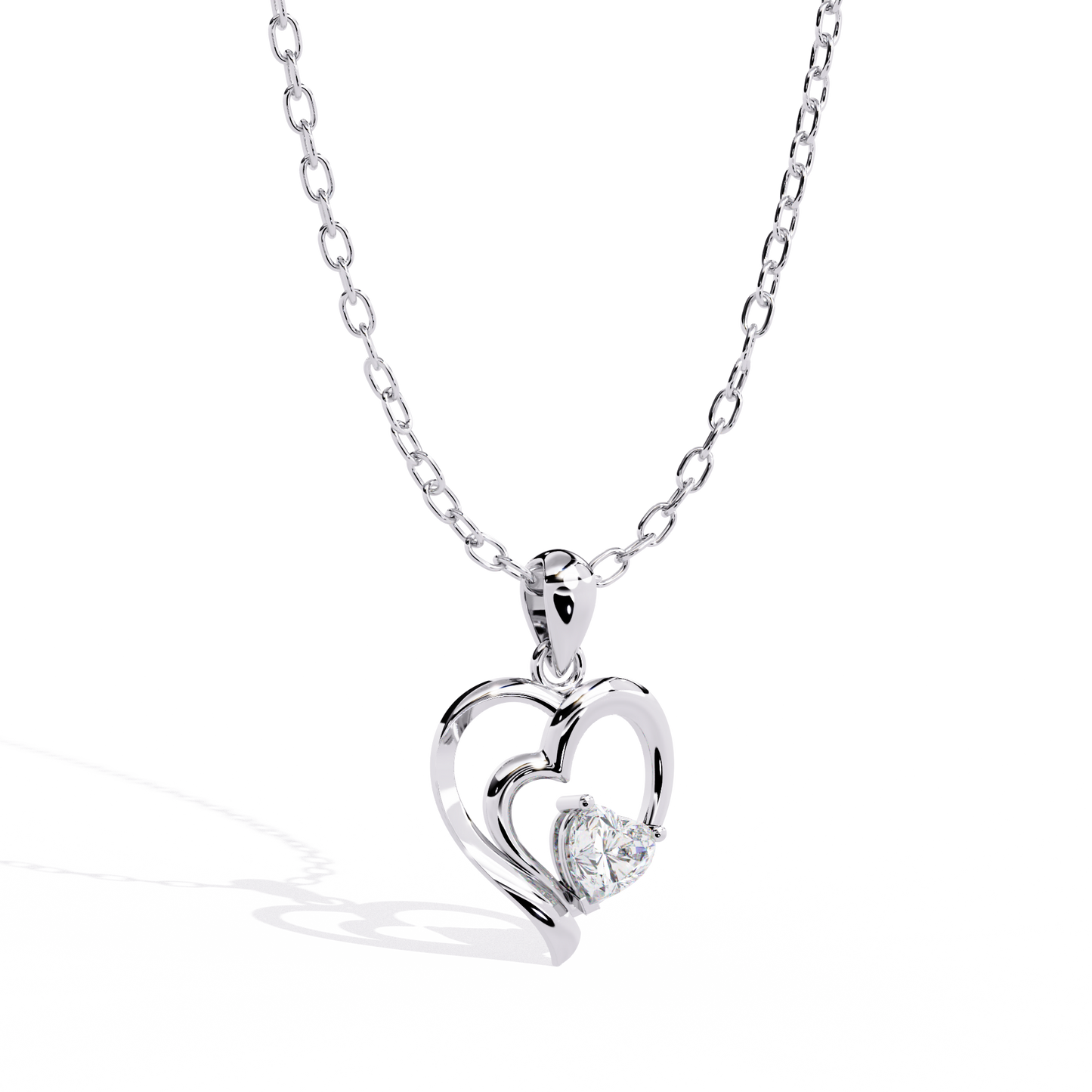 Diamond Heart Pendant
