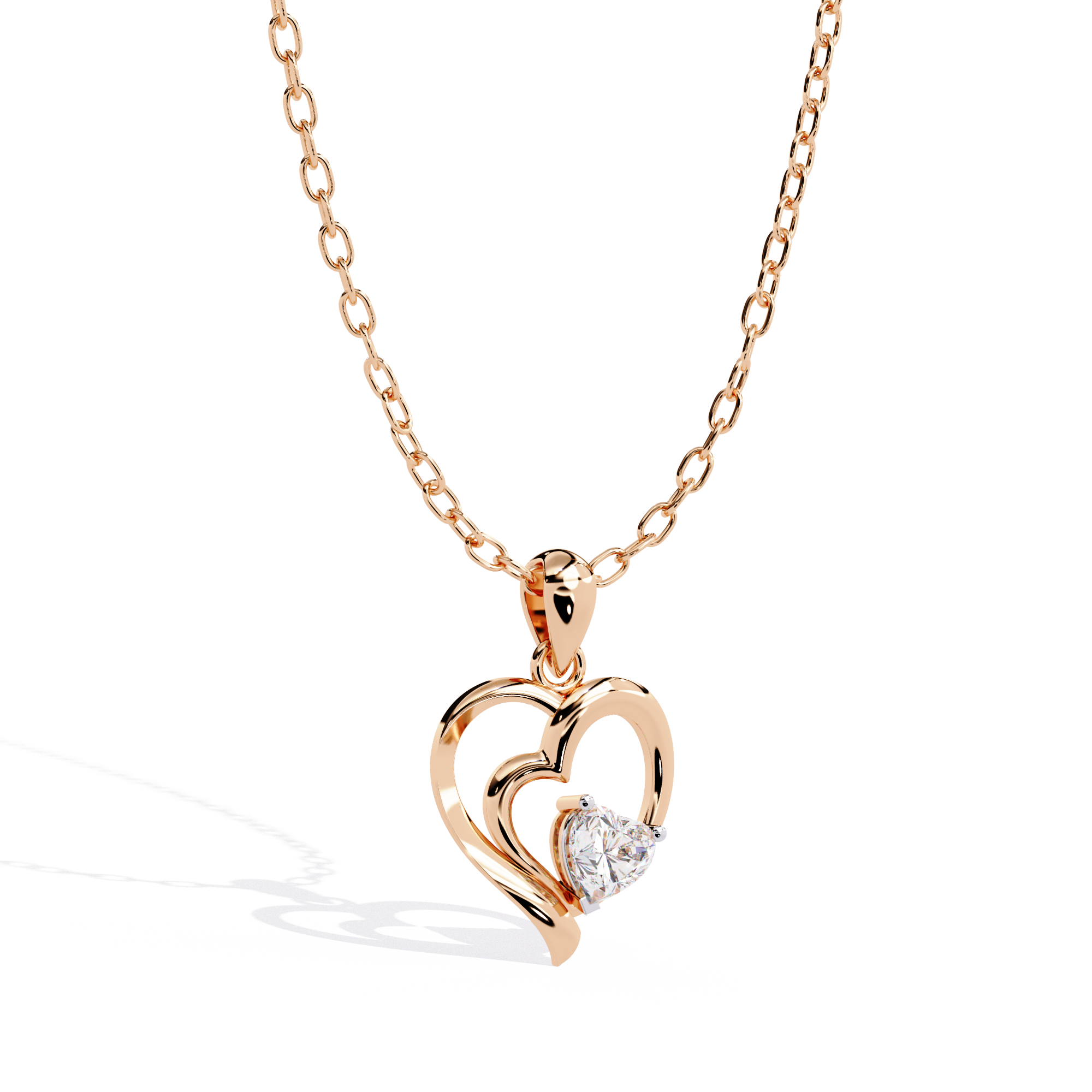 Diamond Heart Pendant