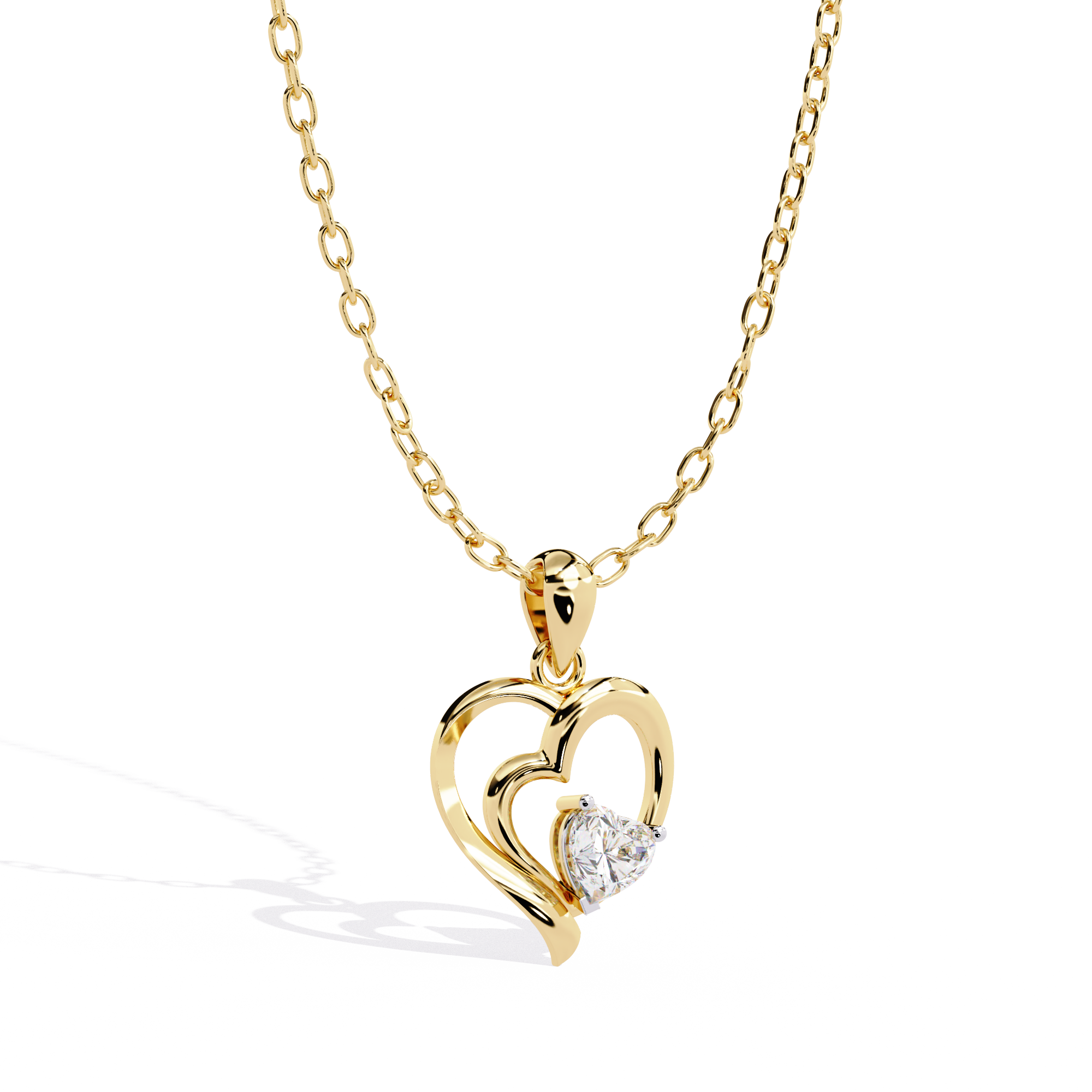 Diamond Heart Pendant