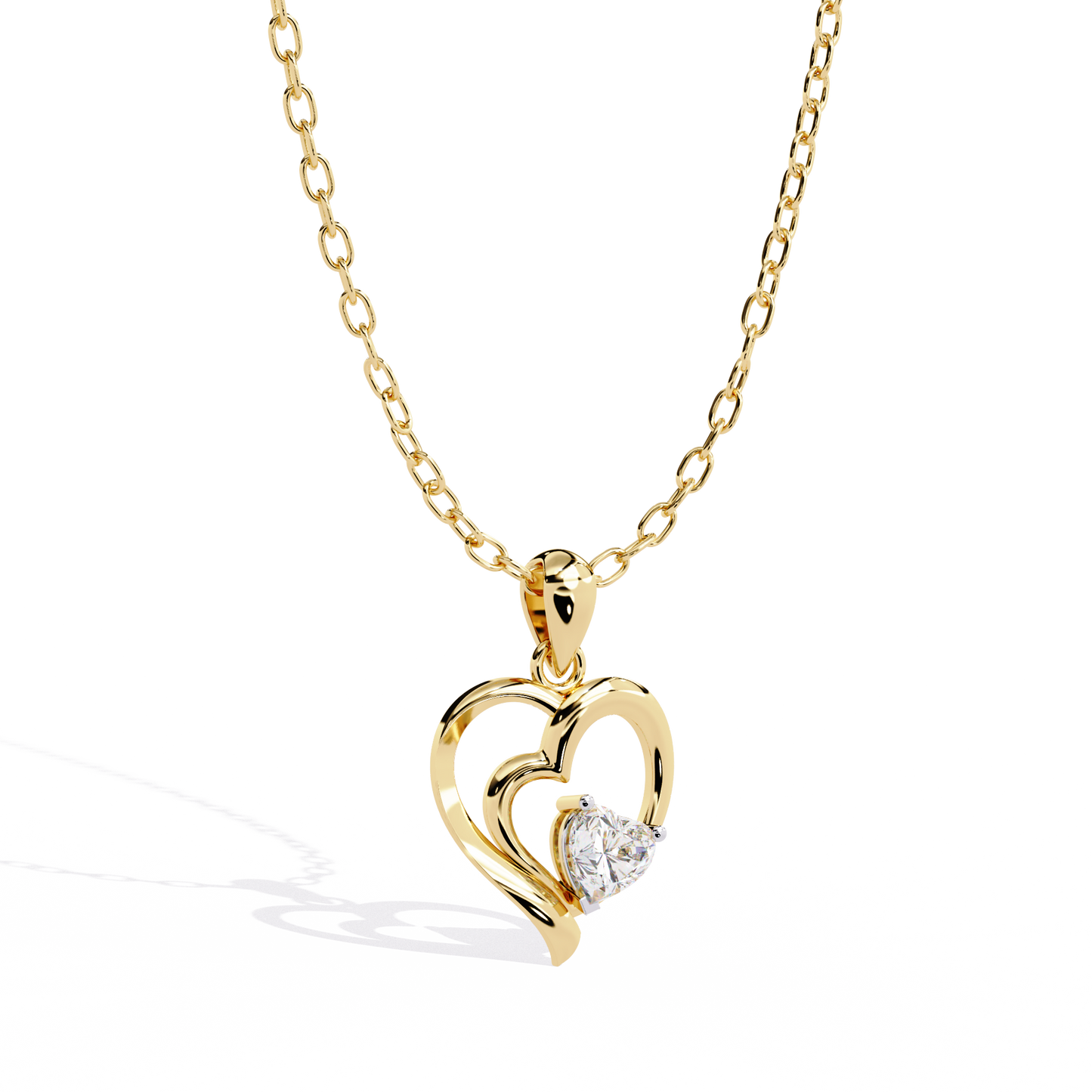 Diamond Heart Pendant