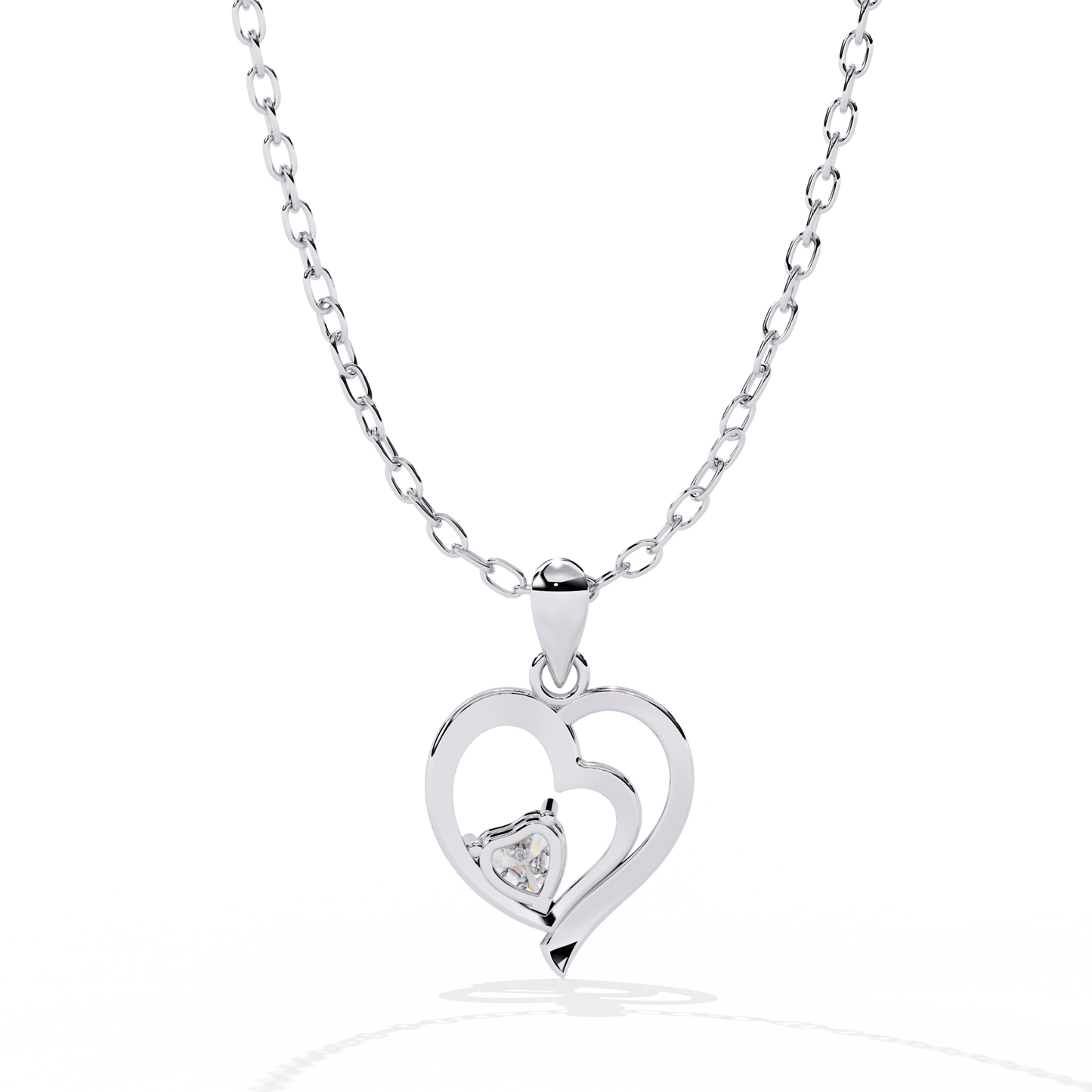 Diamond Heart Pendant
