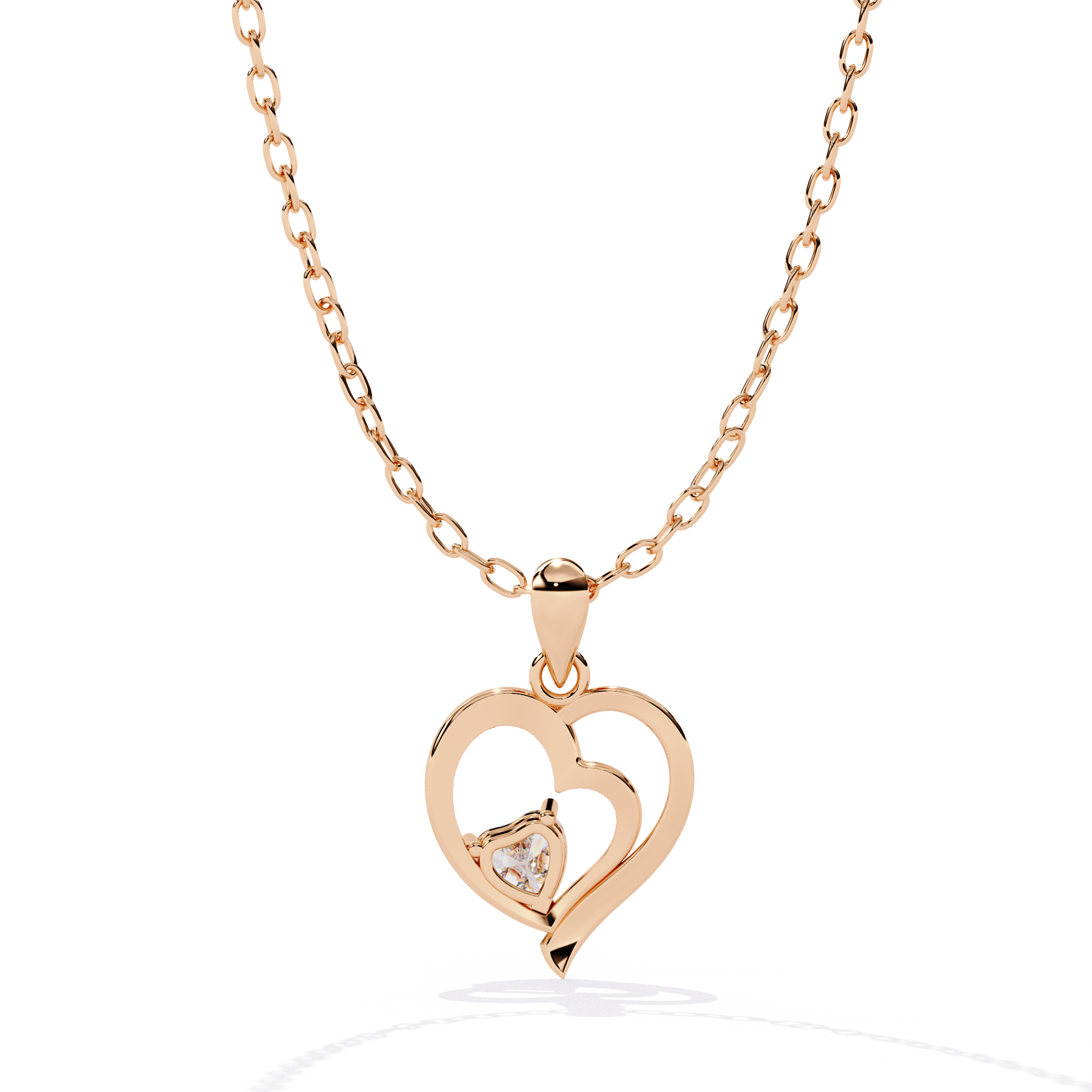 Diamond Heart Pendant