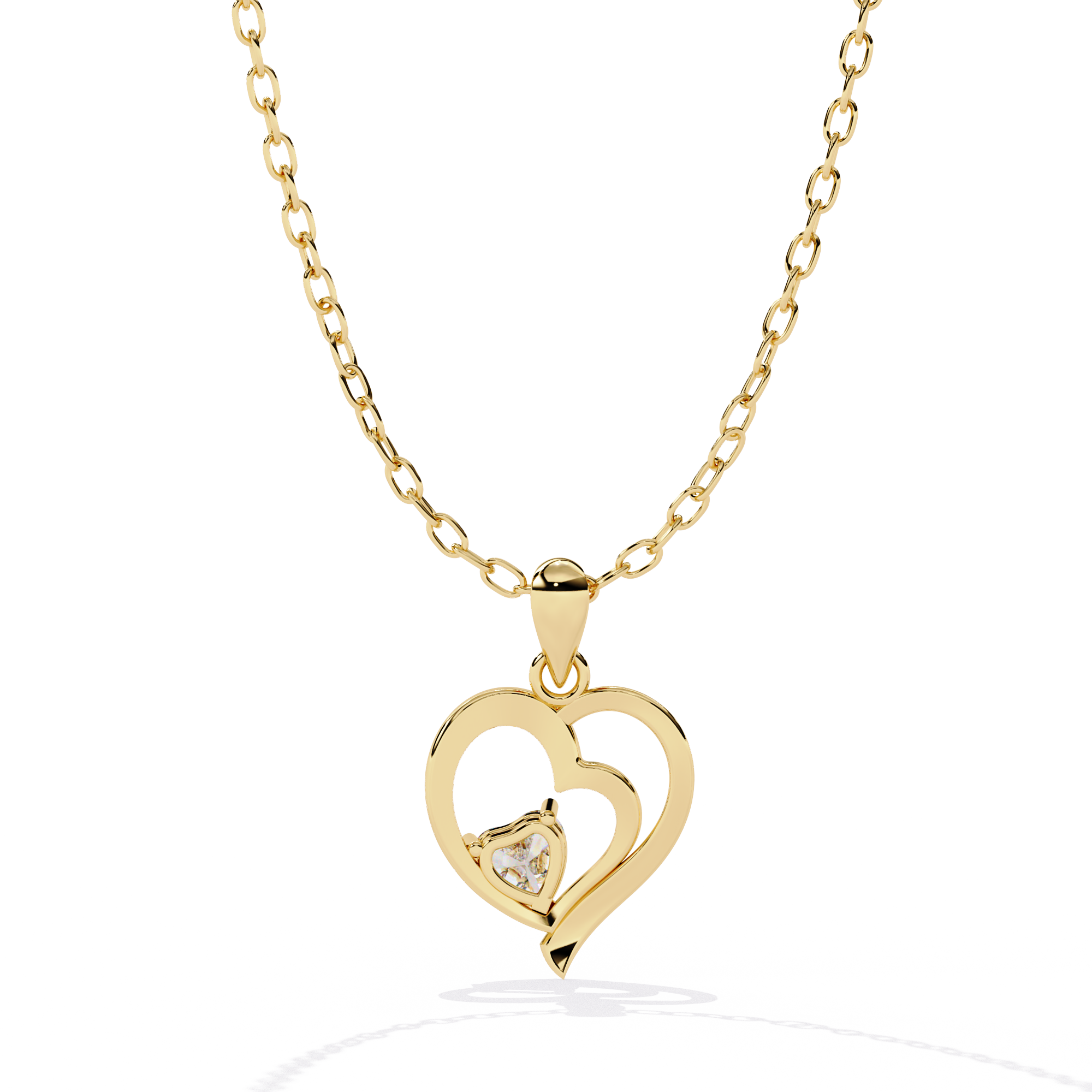 Diamond Heart Pendant