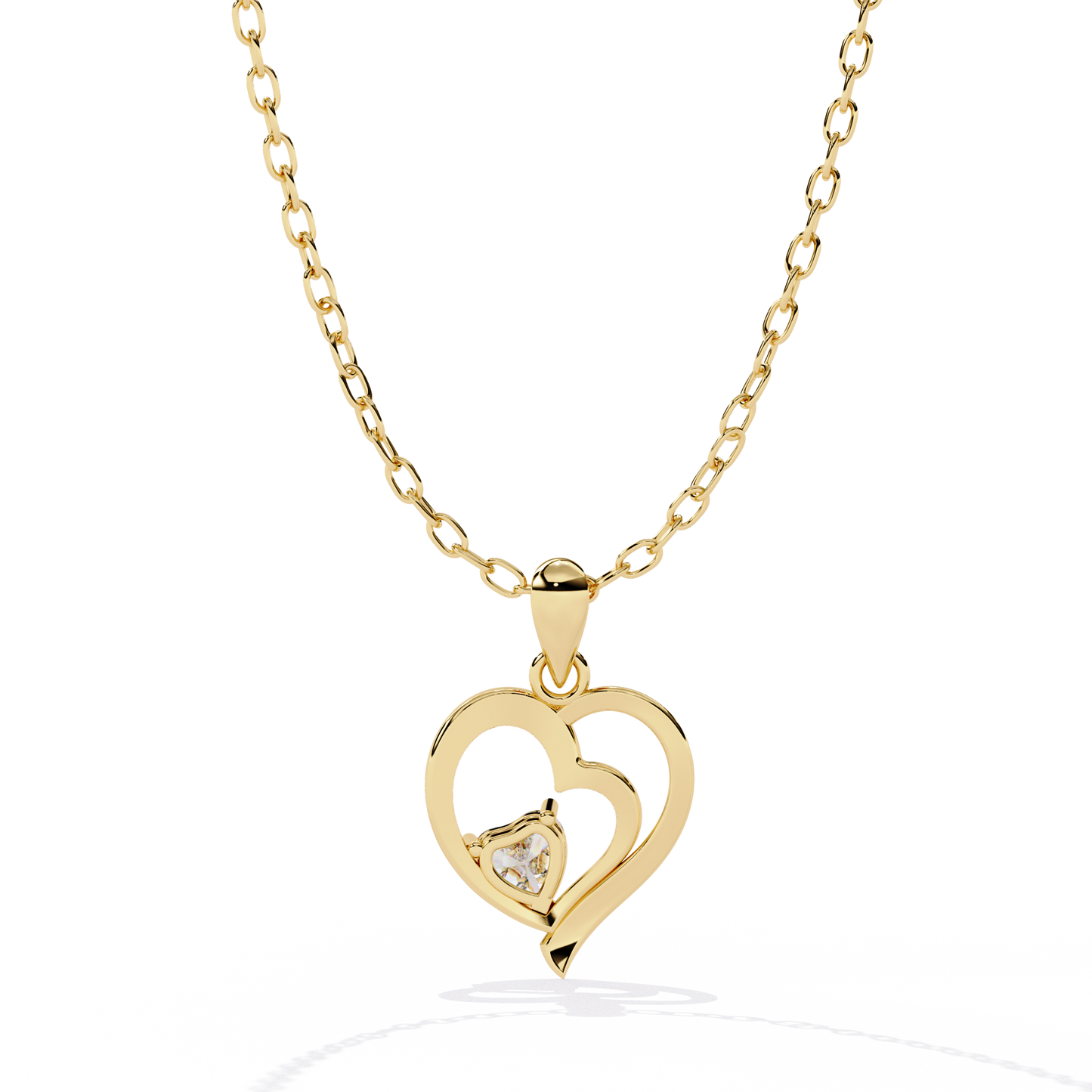 Diamond Heart Pendant