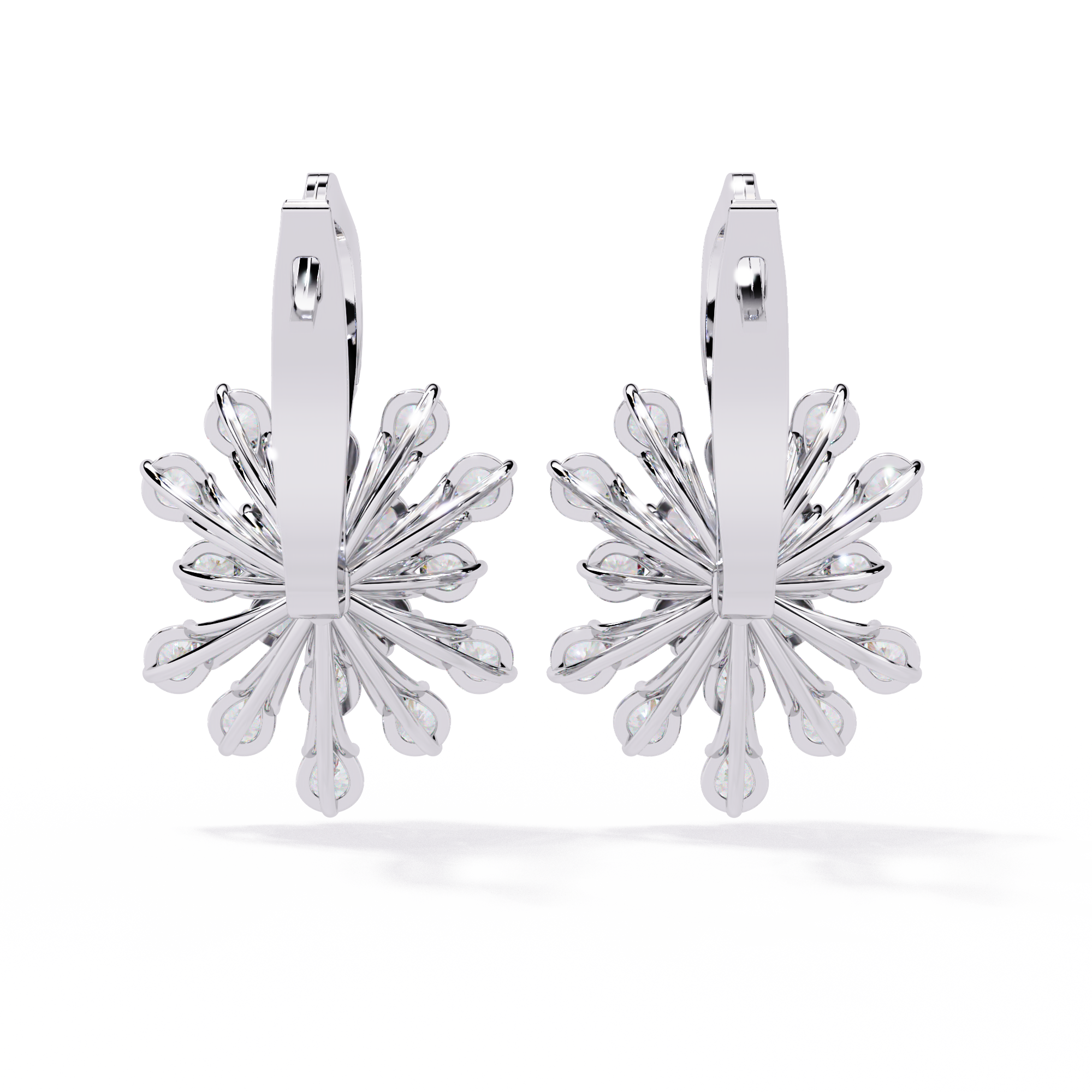 Scatter flower lab grown diamond Fish lock Bali