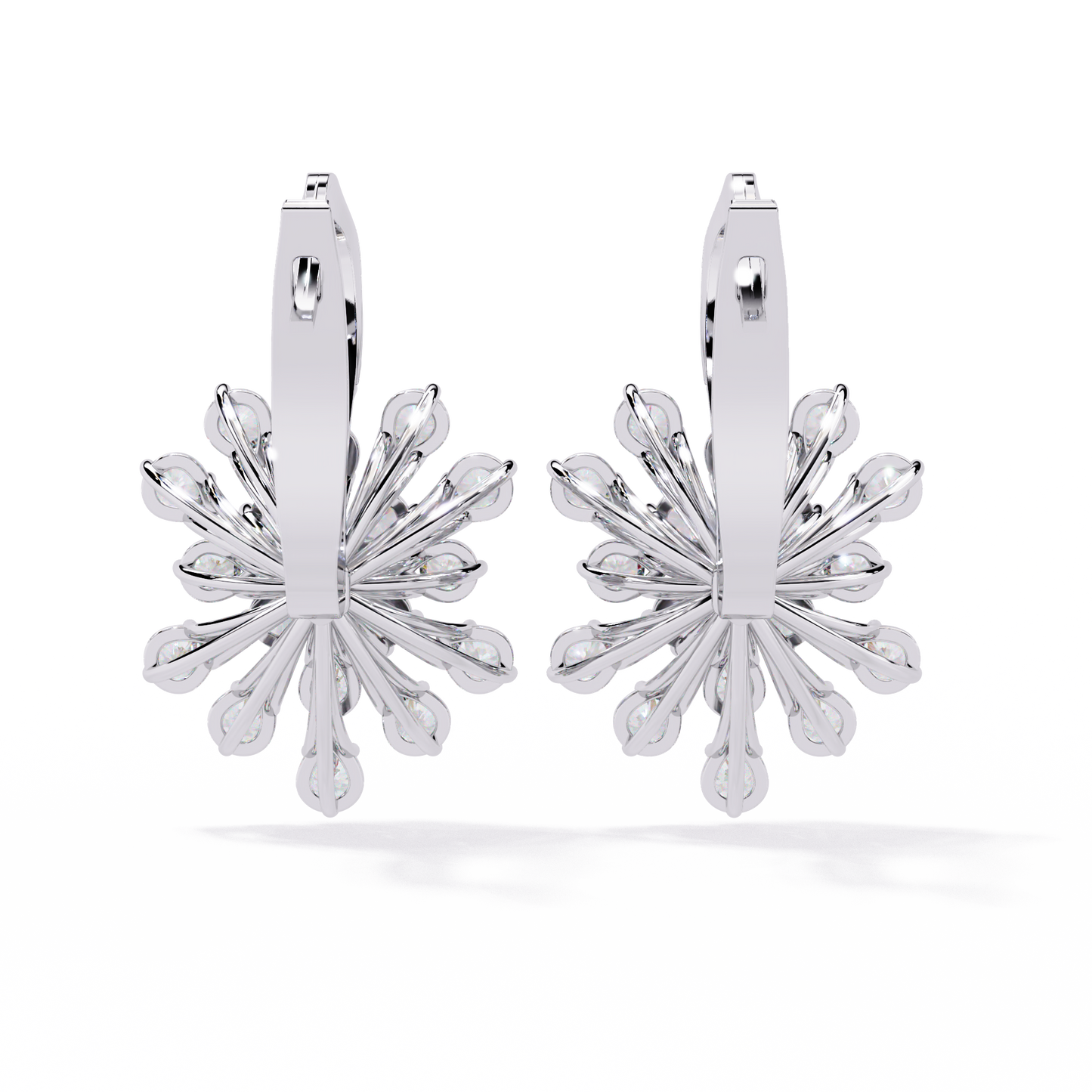 Scatter flower lab grown diamond Fish lock Bali