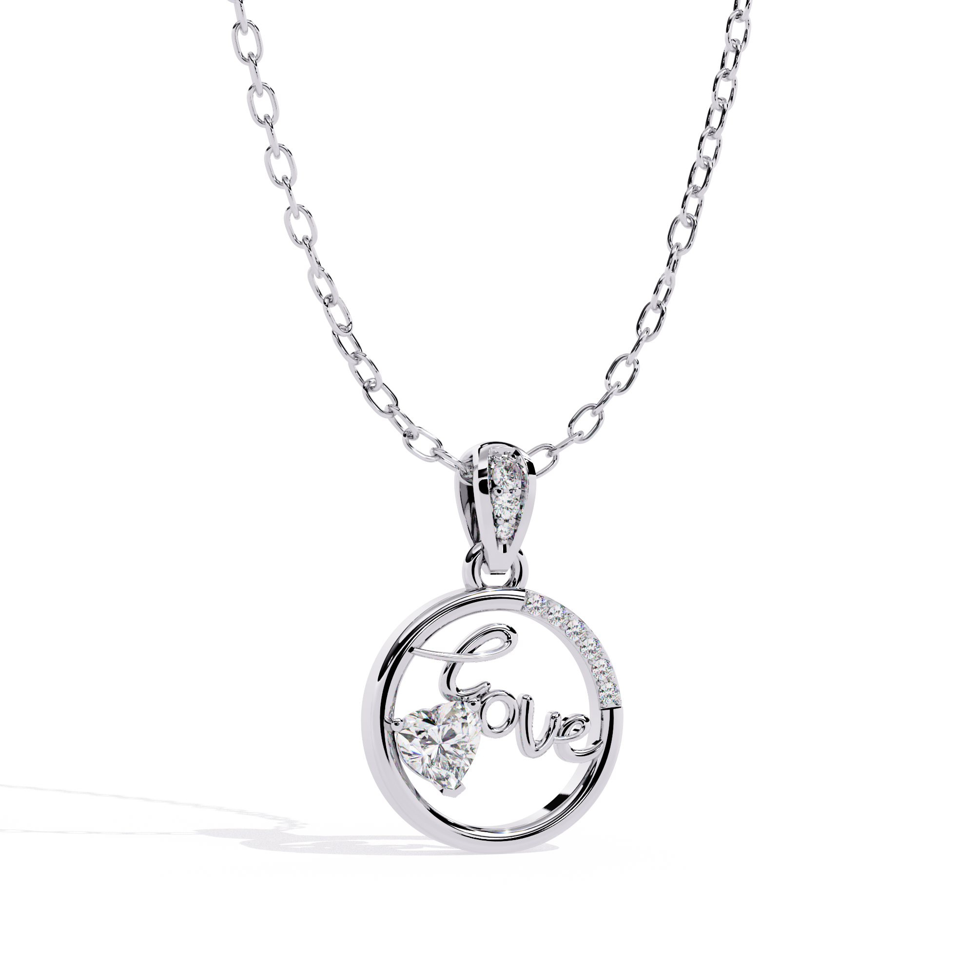 Engagement Love Pendant