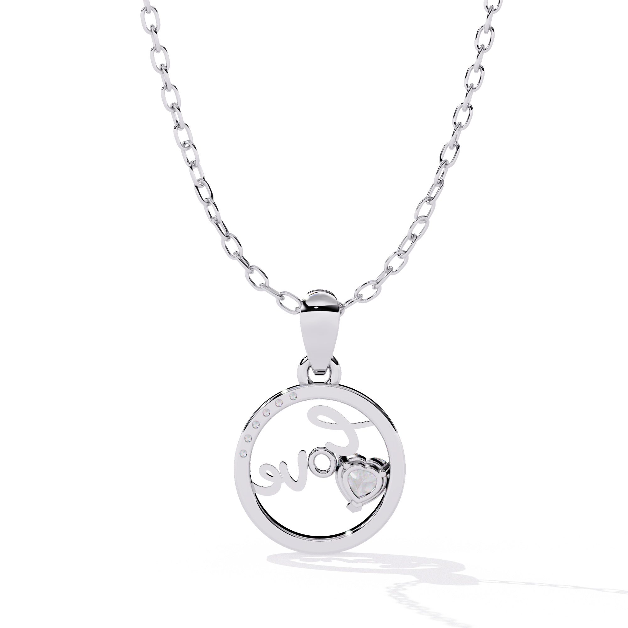 Engagement Love Pendant