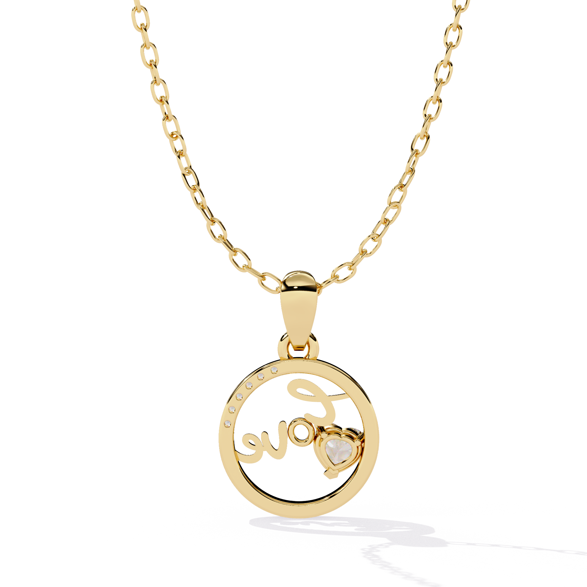 Engagement Love Pendant