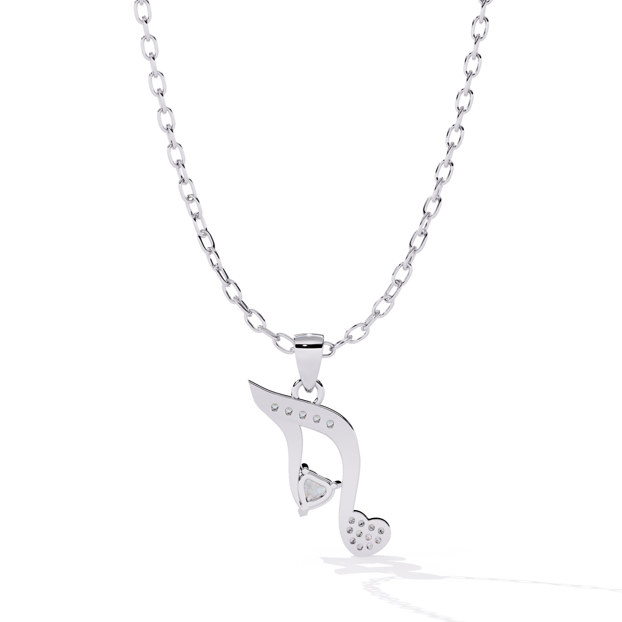 Music Star Lab Grown Diamond Pendant