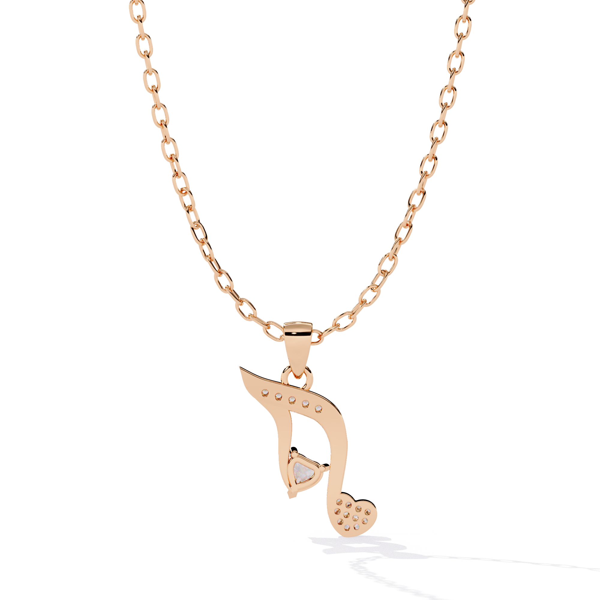 Music Star Lab Grown Diamond Pendant