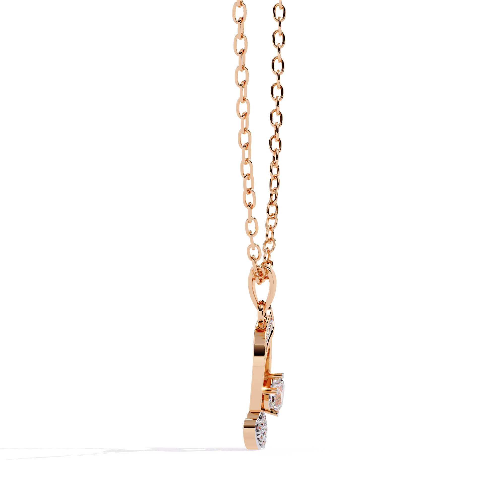 Music Star Lab Grown Diamond Pendant