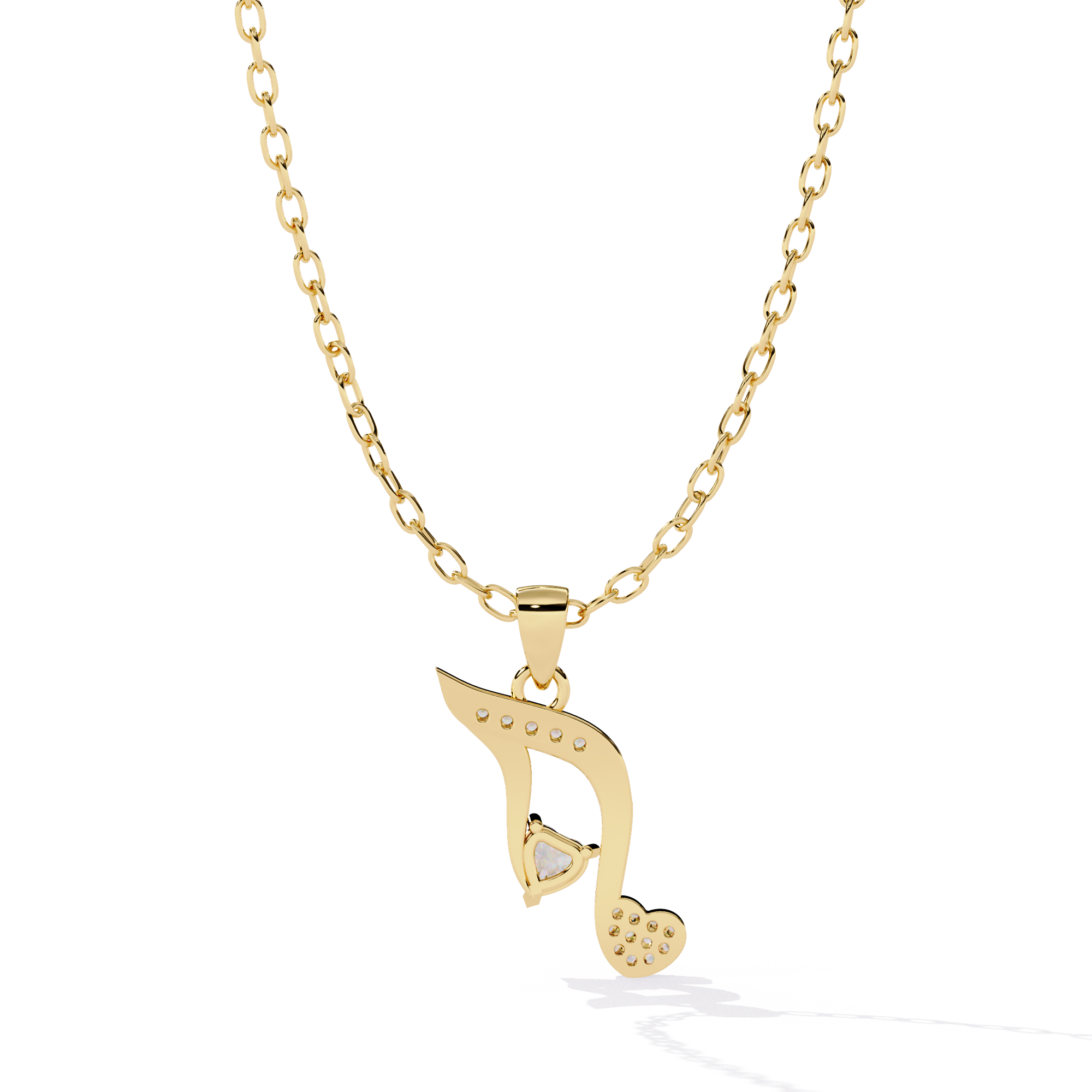Music Star Lab Grown Diamond Pendant