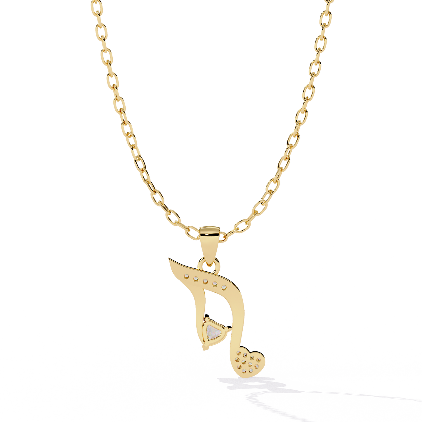 Music Star Lab Grown Diamond Pendant