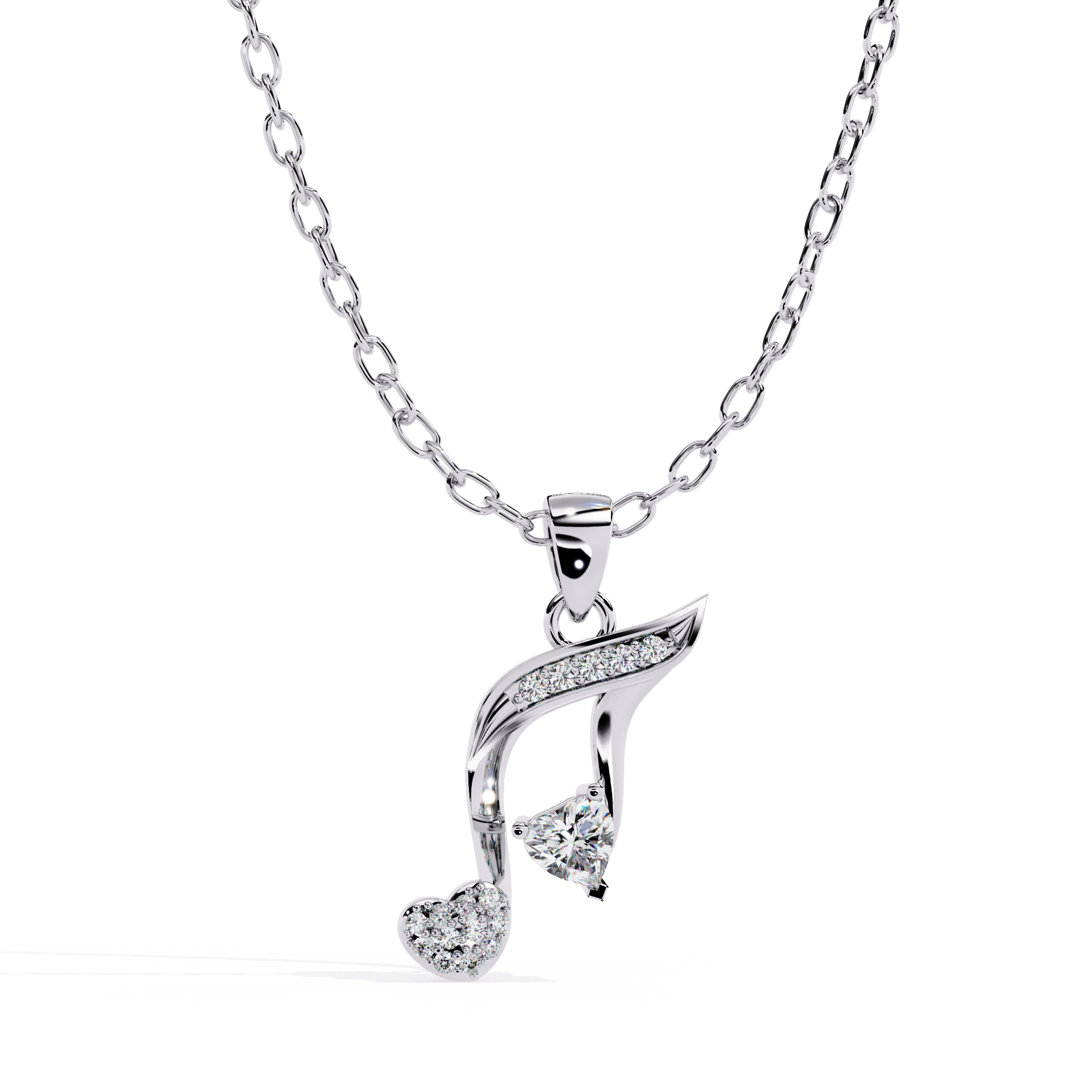 Music Star Lab Grown Diamond Pendant