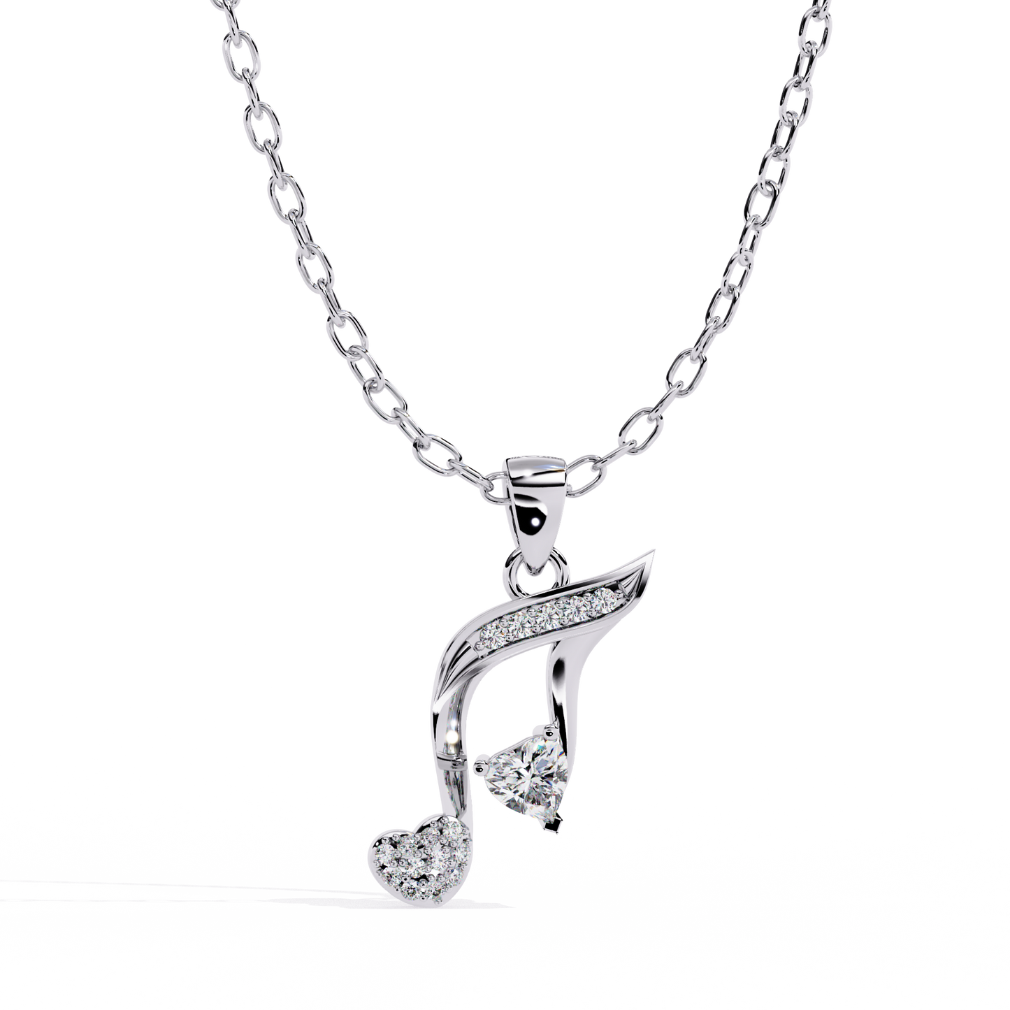 Music Star Lab Grown Diamond Pendant