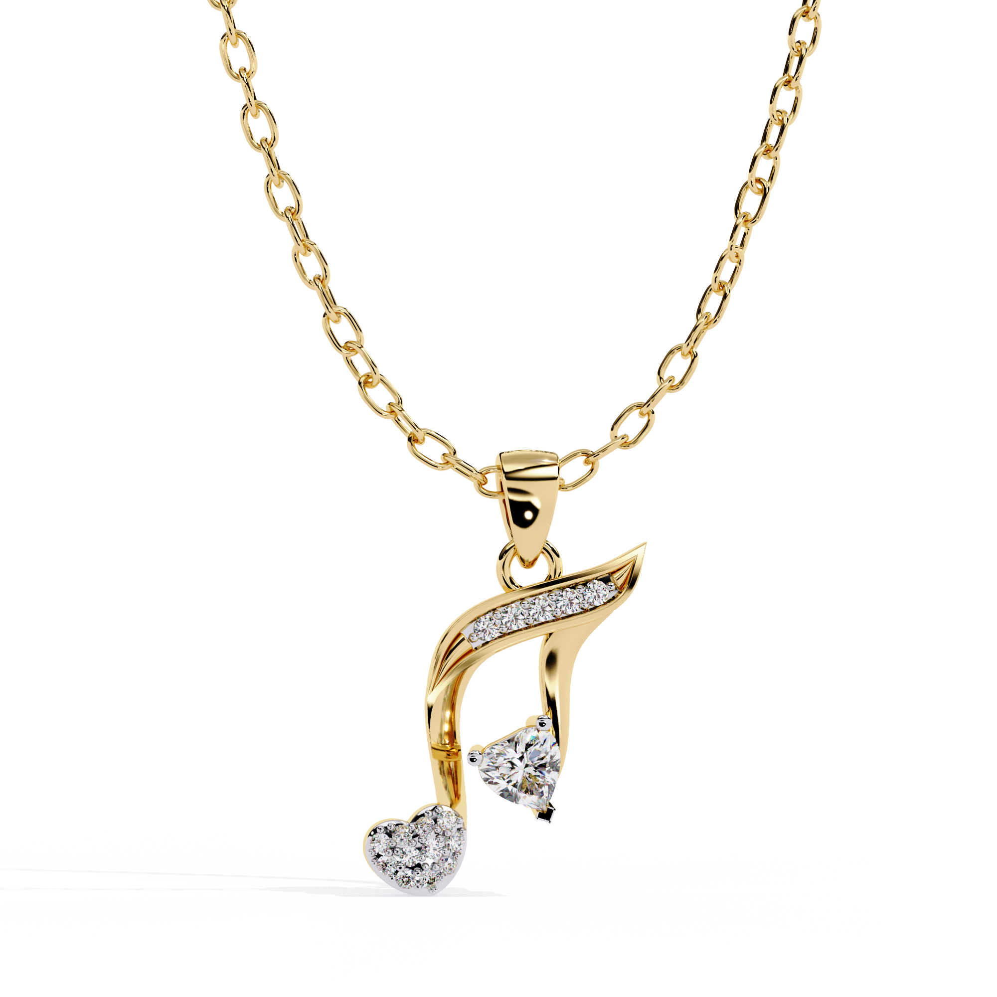 Music Star Lab Grown Diamond Pendant