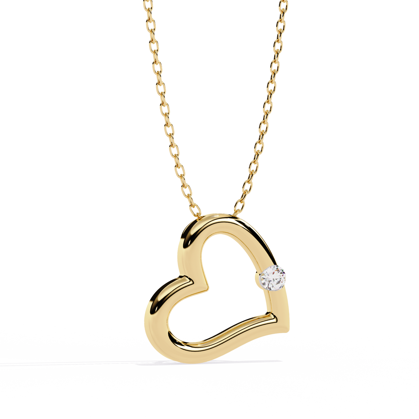 Bling Queen Women's Heart Necklace