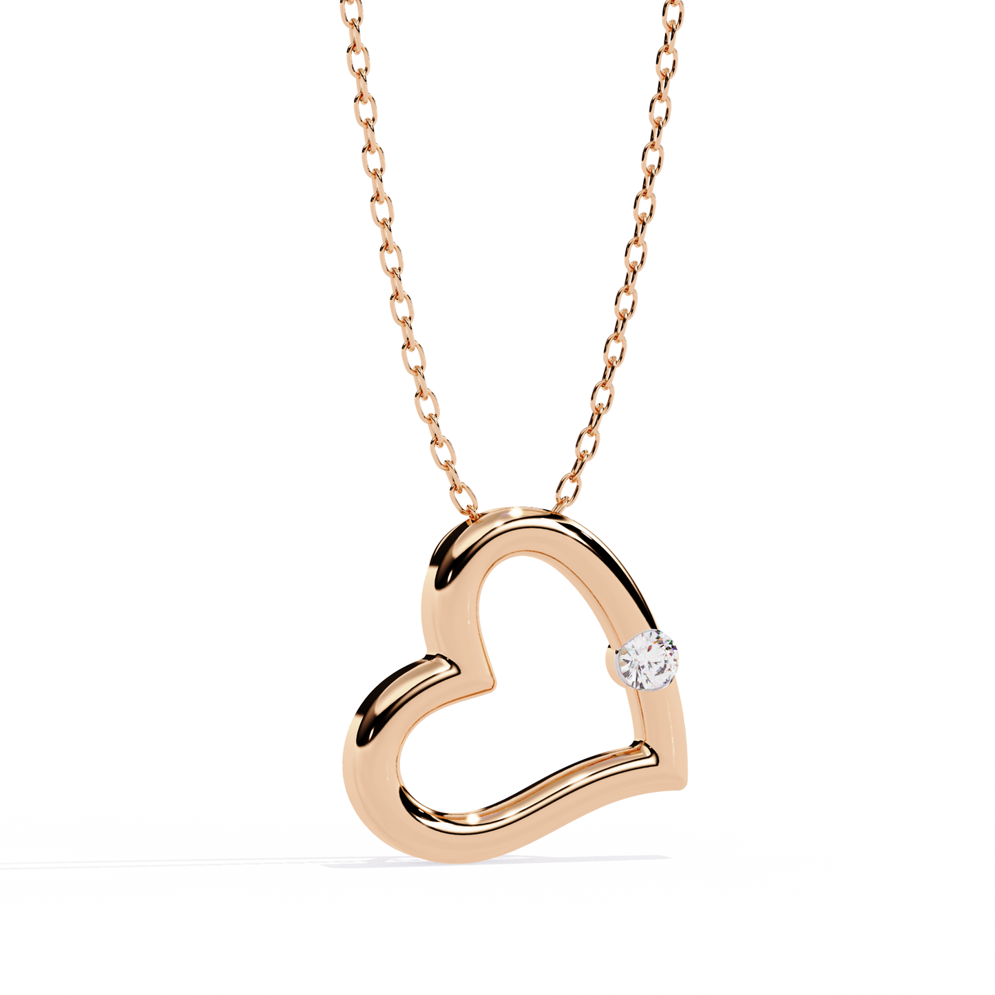 Bling Queen Women's Heart Necklace