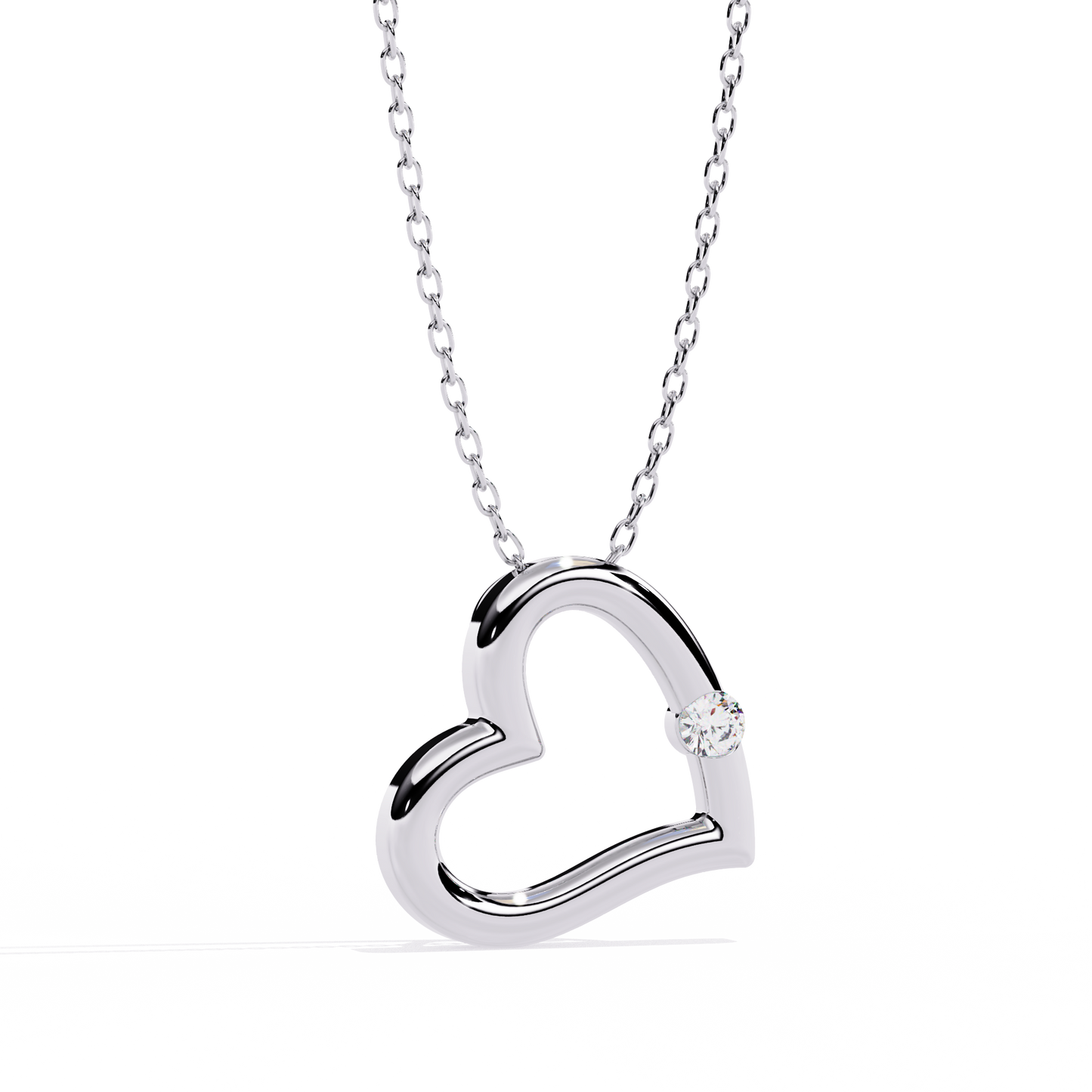 Bling Queen Women's Heart Necklace