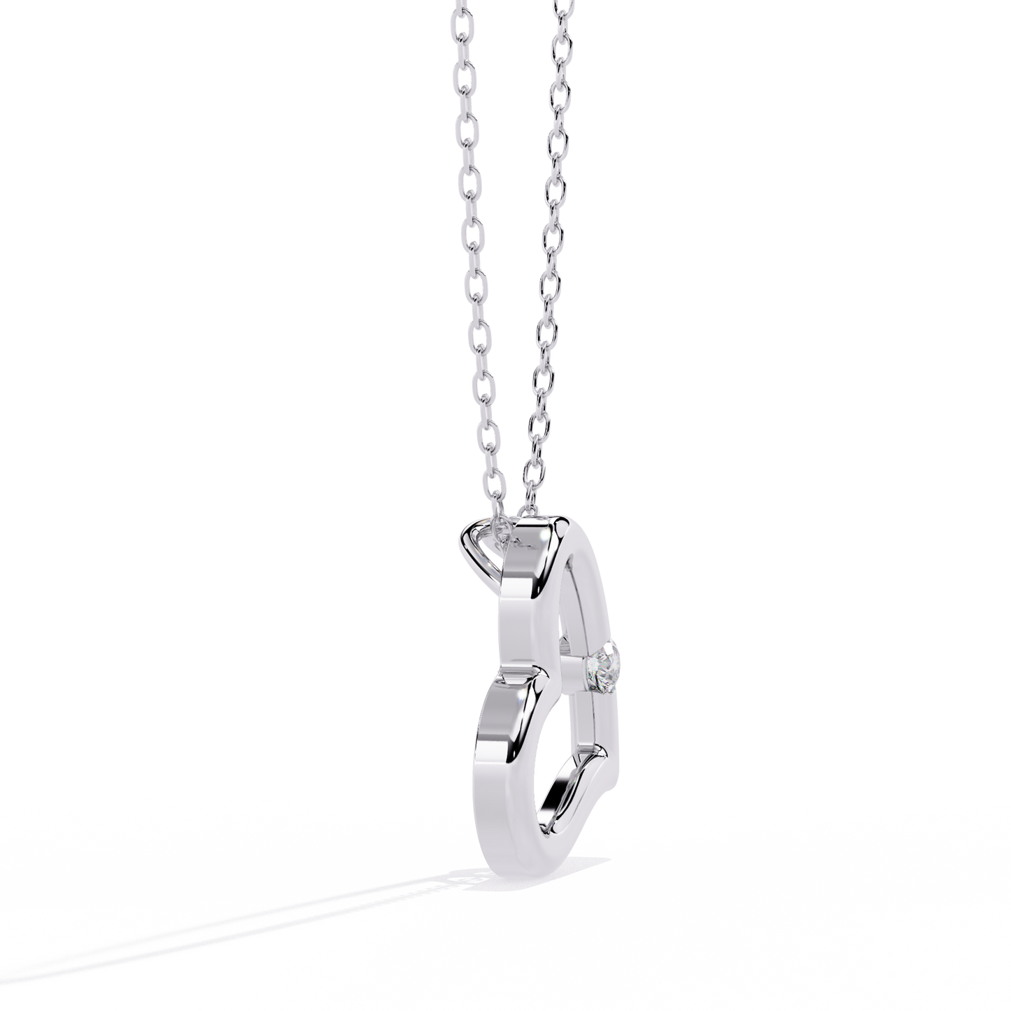 Bling Queen Women's Heart Necklace