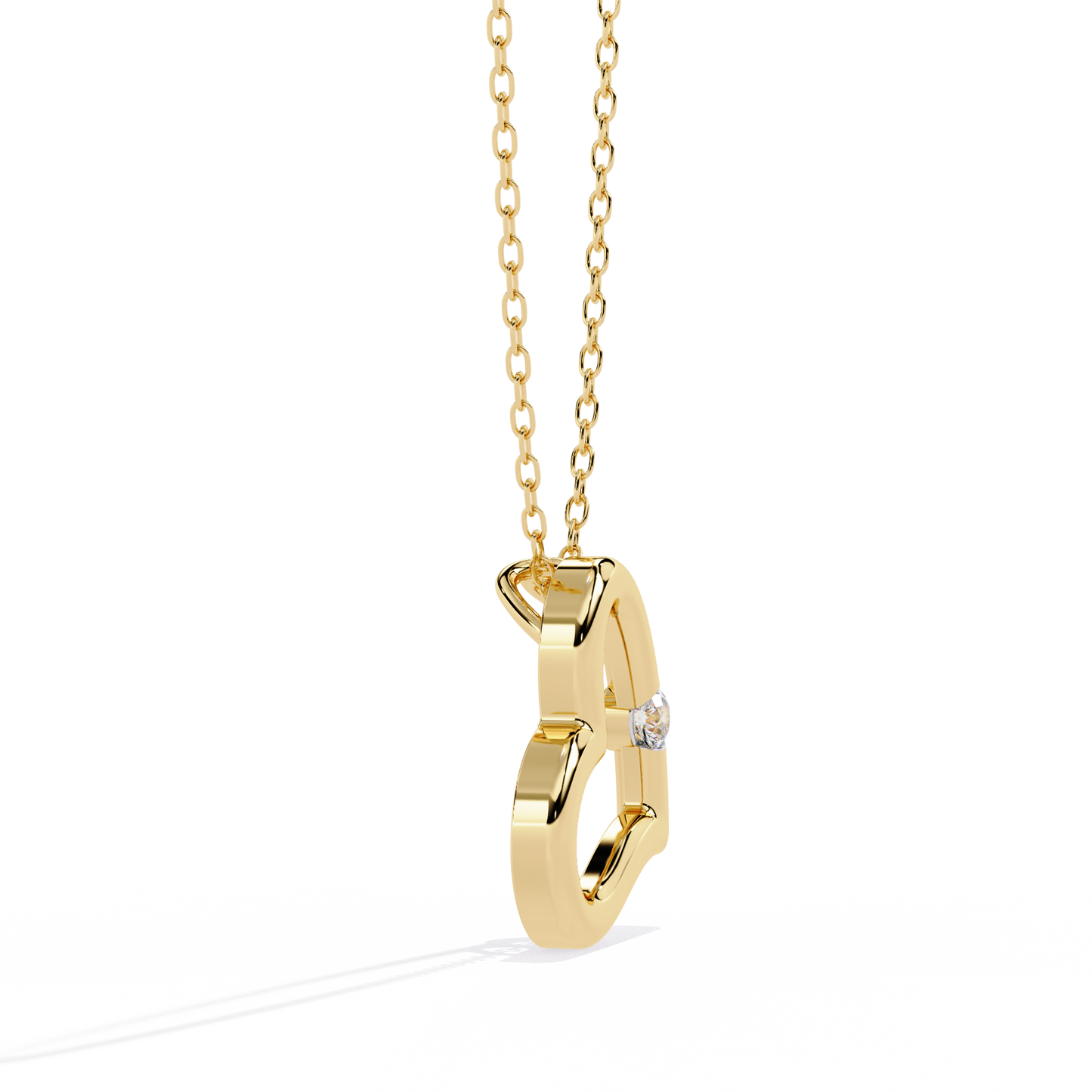 Bling Queen Women's Heart Necklace