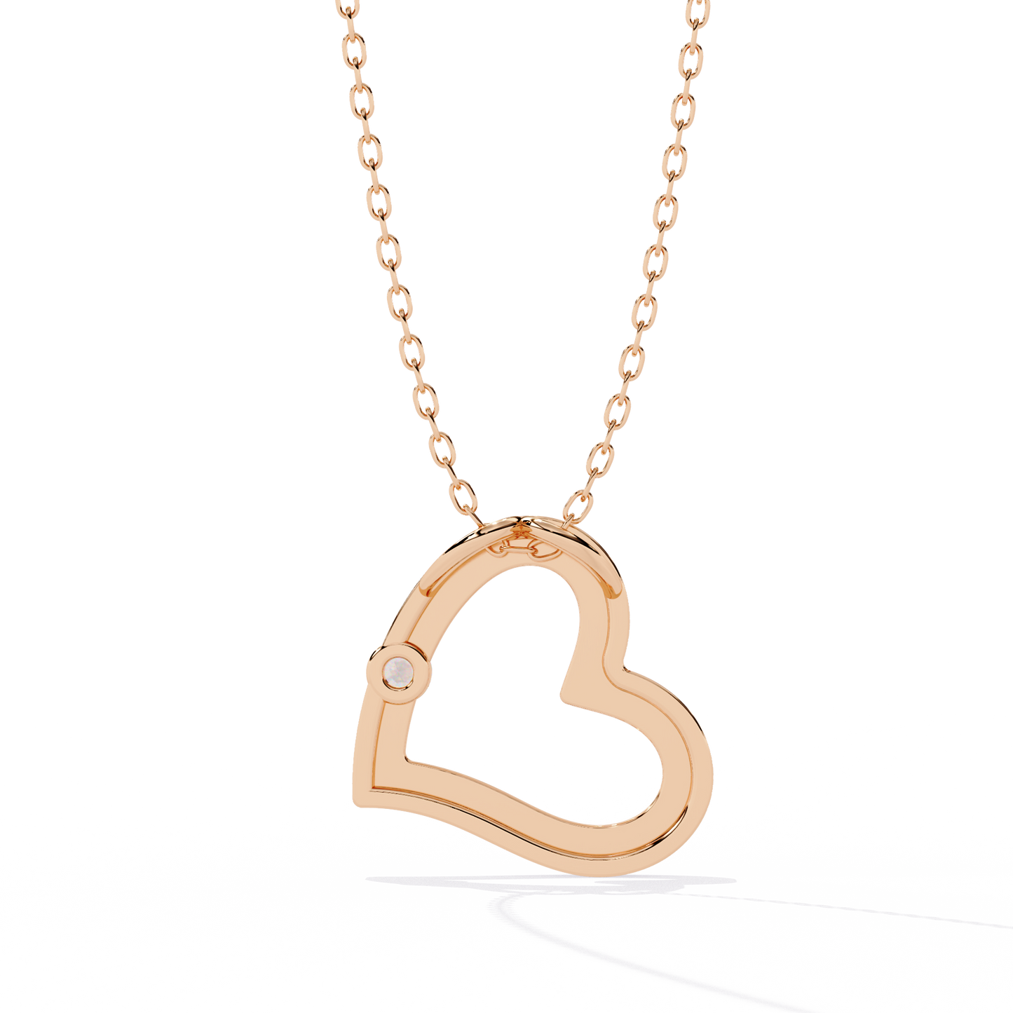 Bling Queen Women's Heart Necklace